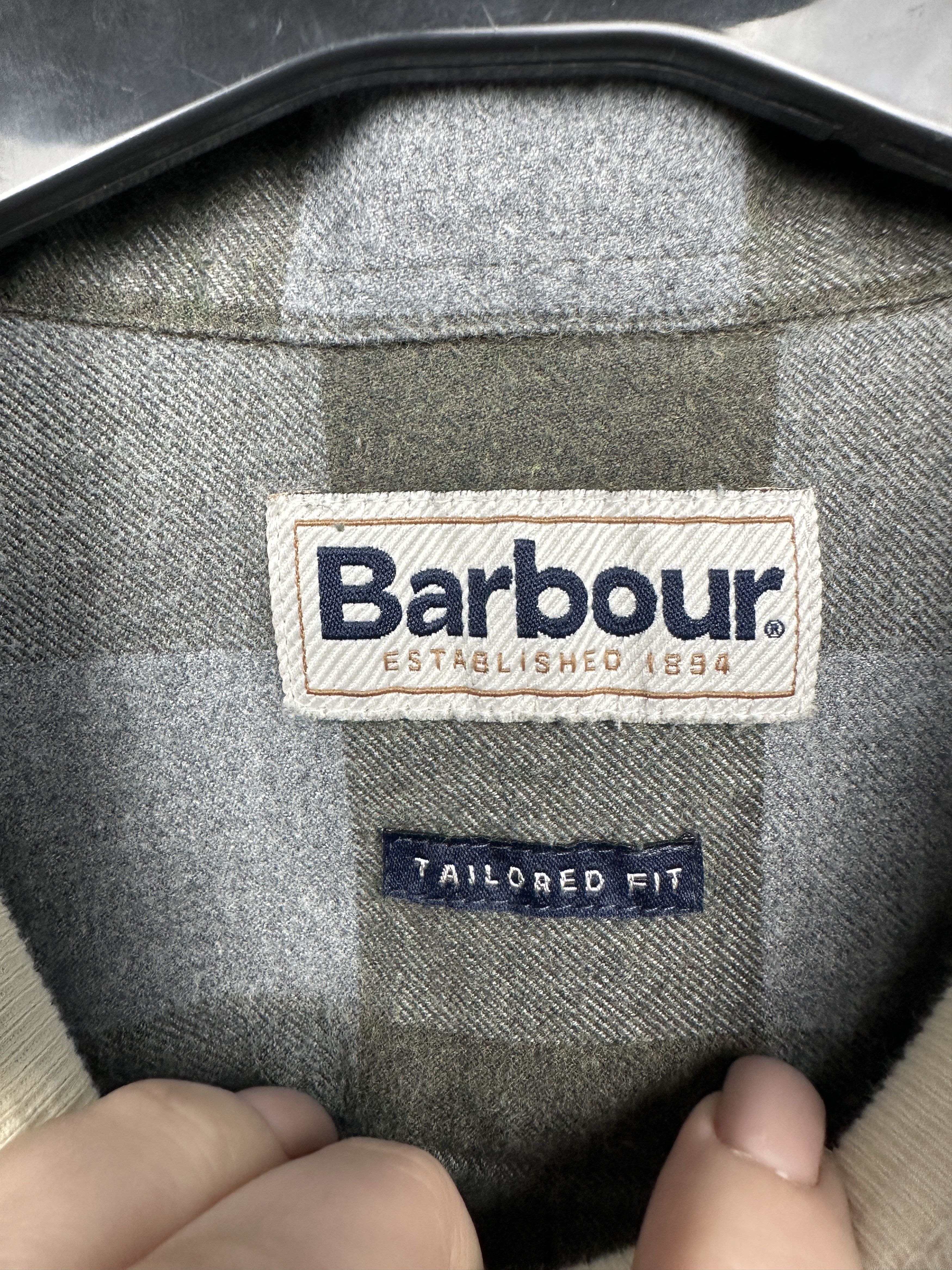 Barbour Barbour Mens Flannel Plaid Shirt Size 3XL Size US XXL / EU 58 / 5 - 4 Thumbnail
