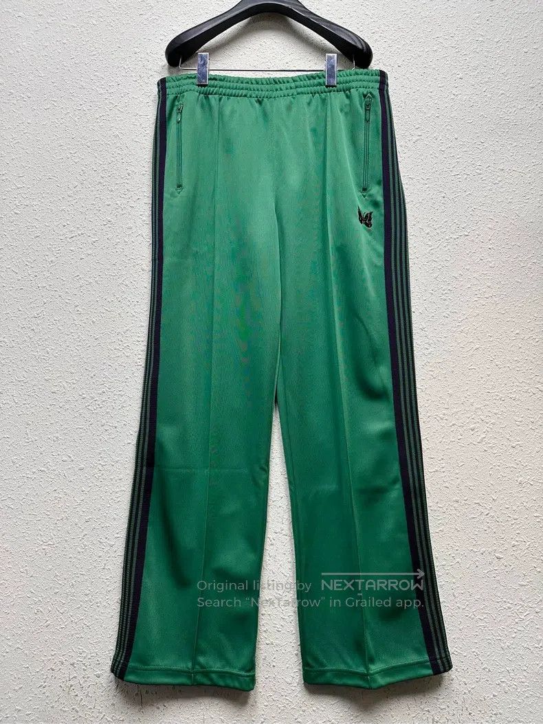 Needles Needles size L New Butterfly Embroidered Pants Green Size US 34 / EU 50 - 1 Thumbnail