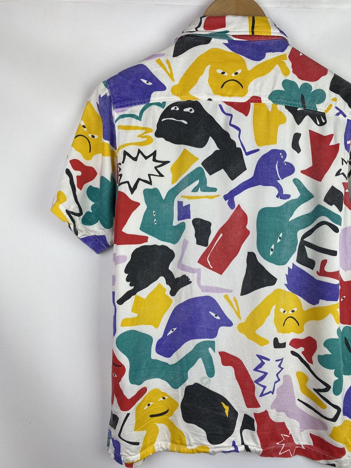 Other Lazy Oaf men’s viscose short sleeve overprinted shirt Size US XS / EU 42 / 0 - 15 Thumbnail