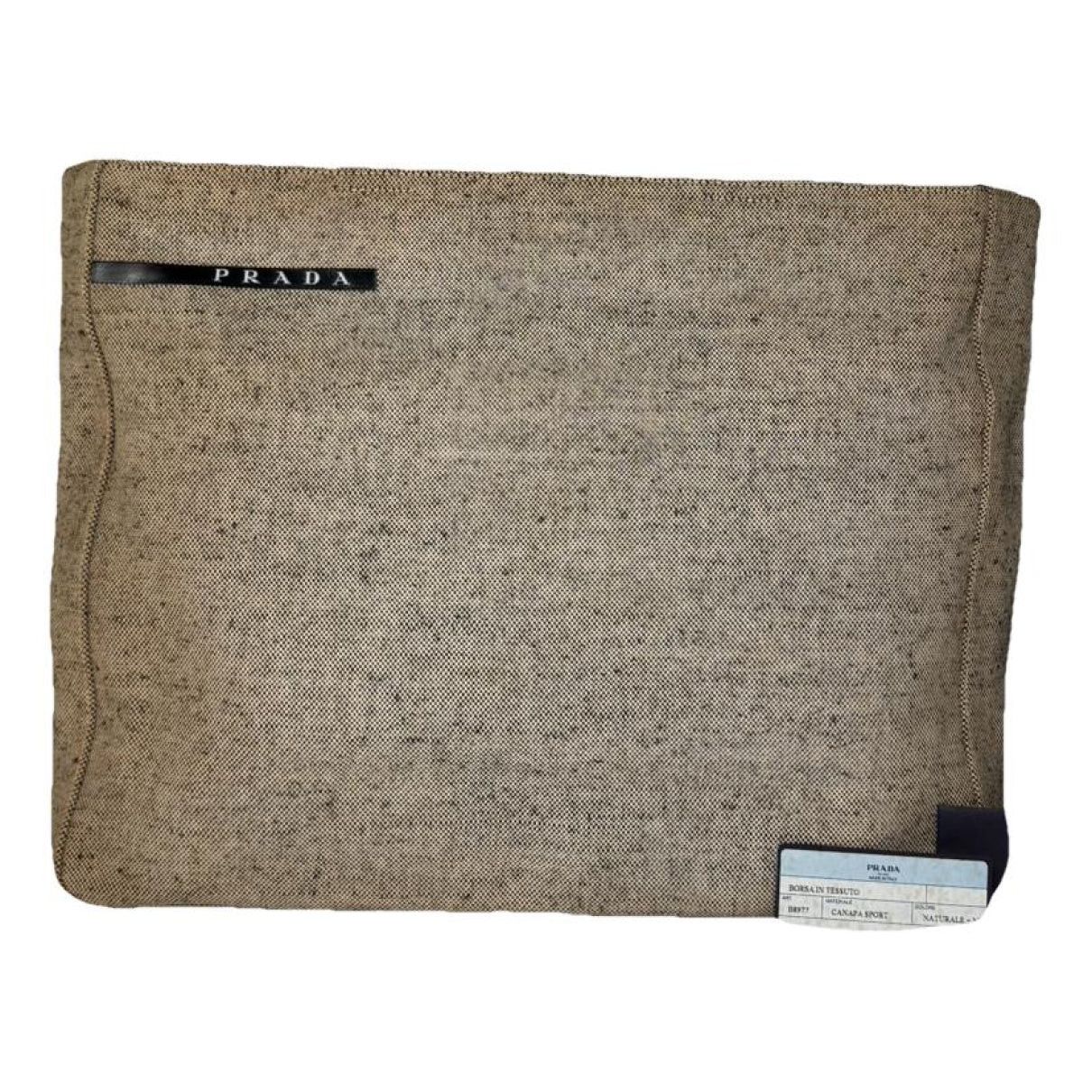 Prada Beige Cotton Handbag Size ONE SIZE - 1 Thumbnail