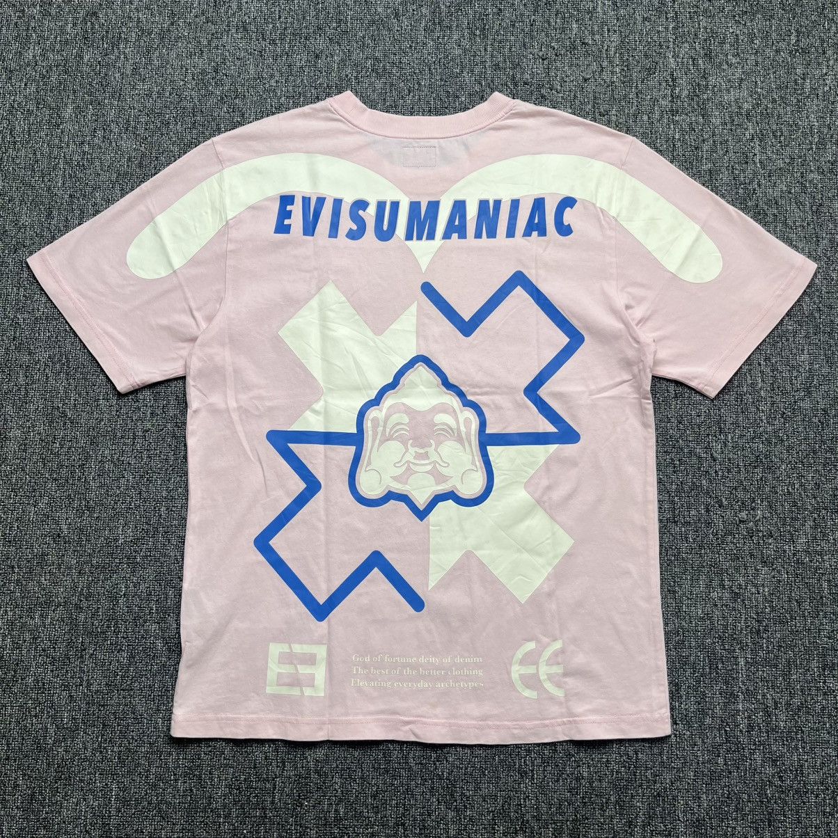 Evisu evisu maniac biglogo tshirt pink Size US M / EU 48-50 / 2 - 1 Thumbnail