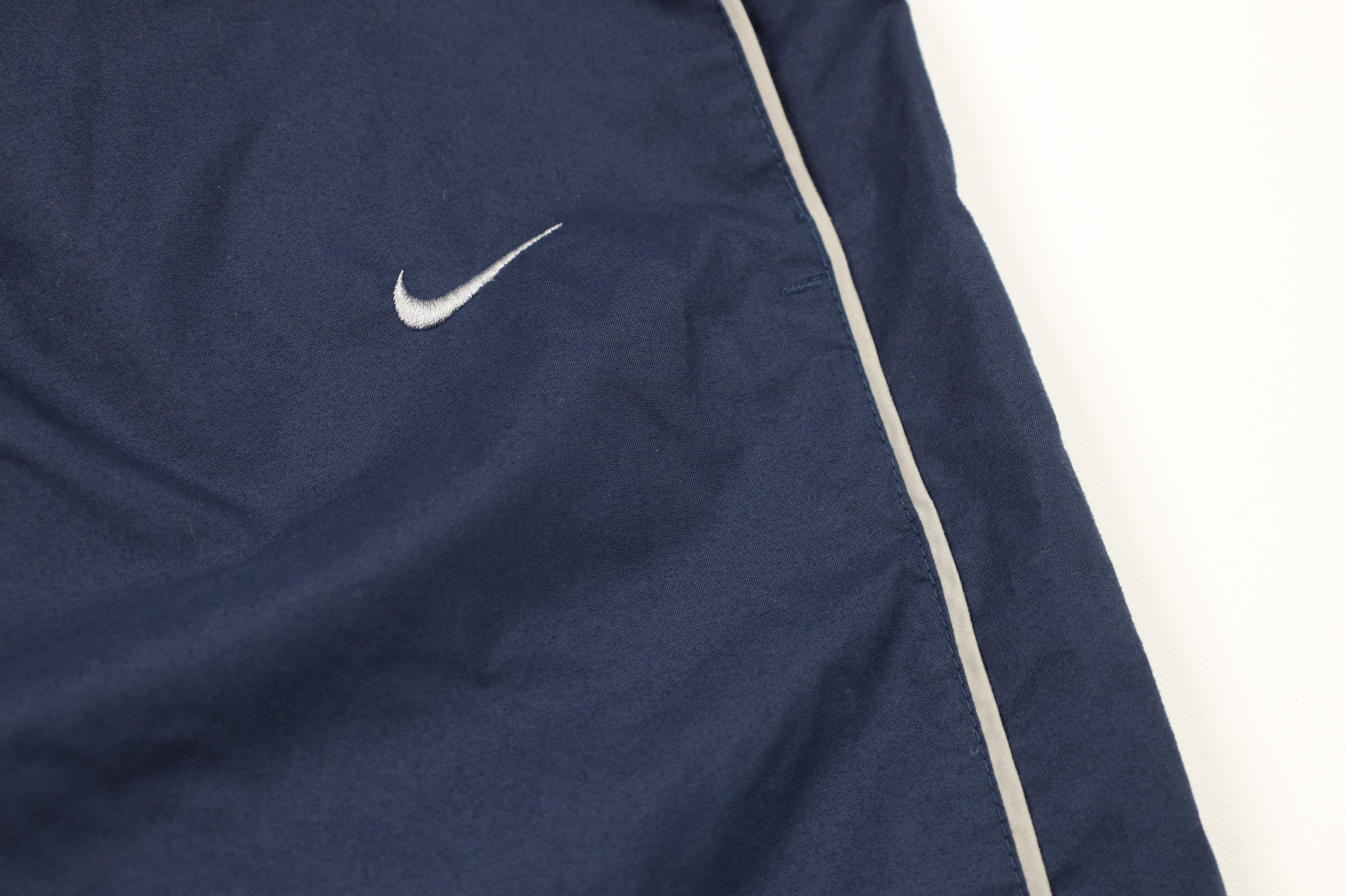 Nike Vintage Nike Scott Mini Swoosh Lined Wide Leg Pants Blue Size US 34 / EU 50 - 6 Thumbnail