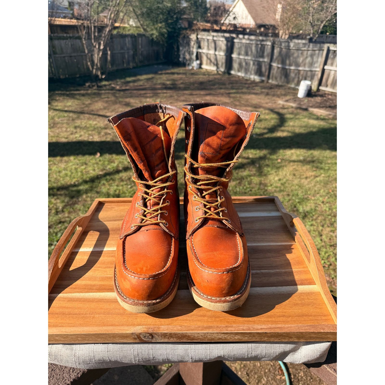Red Wing Red Wing 877 Moc Toe Men's Size 8.5 (Fits Like 9) Size US 8.5 / EU 41-42 - 1 Thumbnail