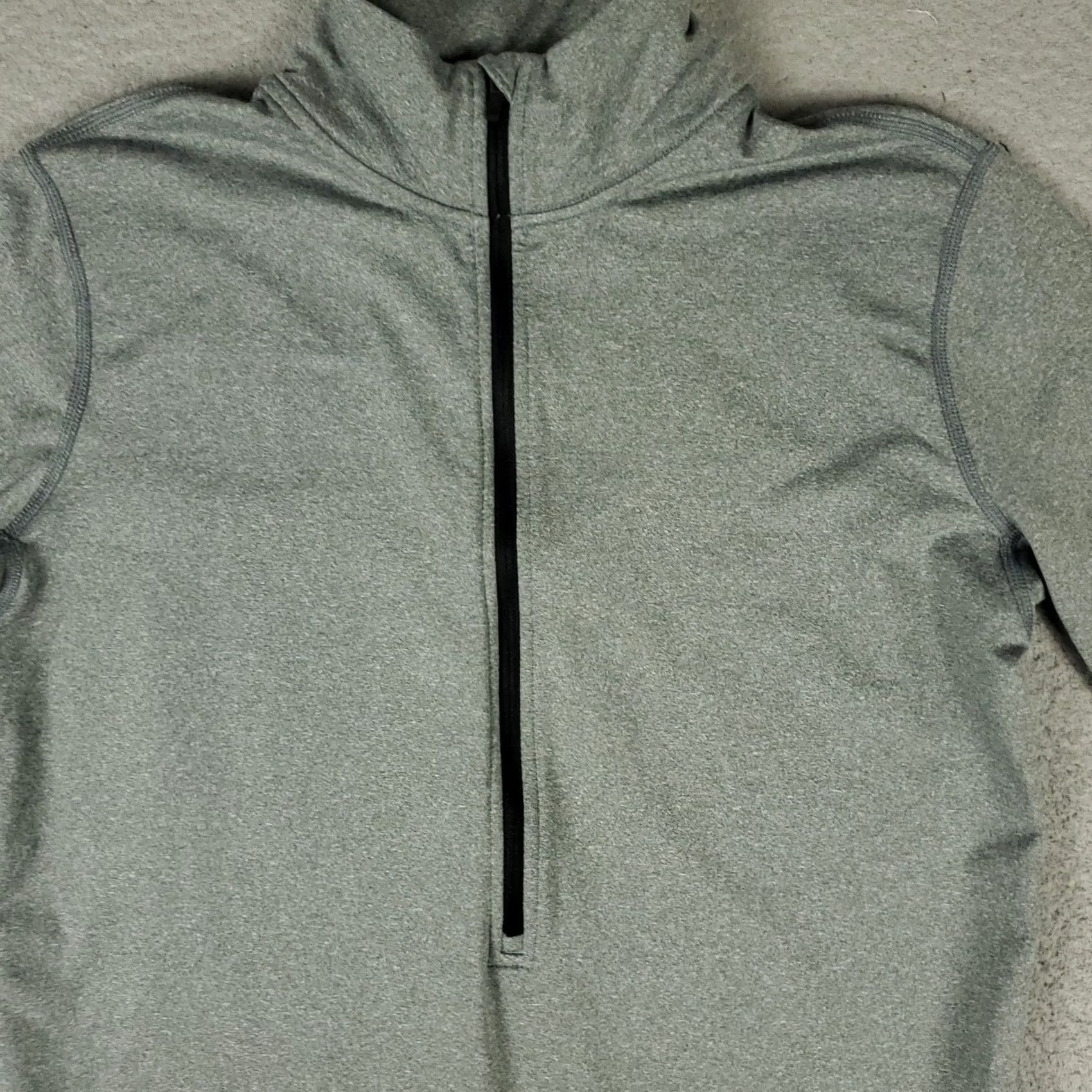 Nike Nike Sweater Womens XL Gray Dri Fit 1/4 Zip Pullover Size XL / US 12-14 / IT 48-50 - 2 Thumbnail