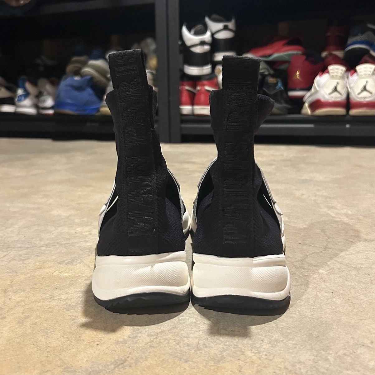Balmain Balmain Cameron Knit High Top Sneakers US 8 Black/White Size US 8 / EU 41 - 6 Thumbnail