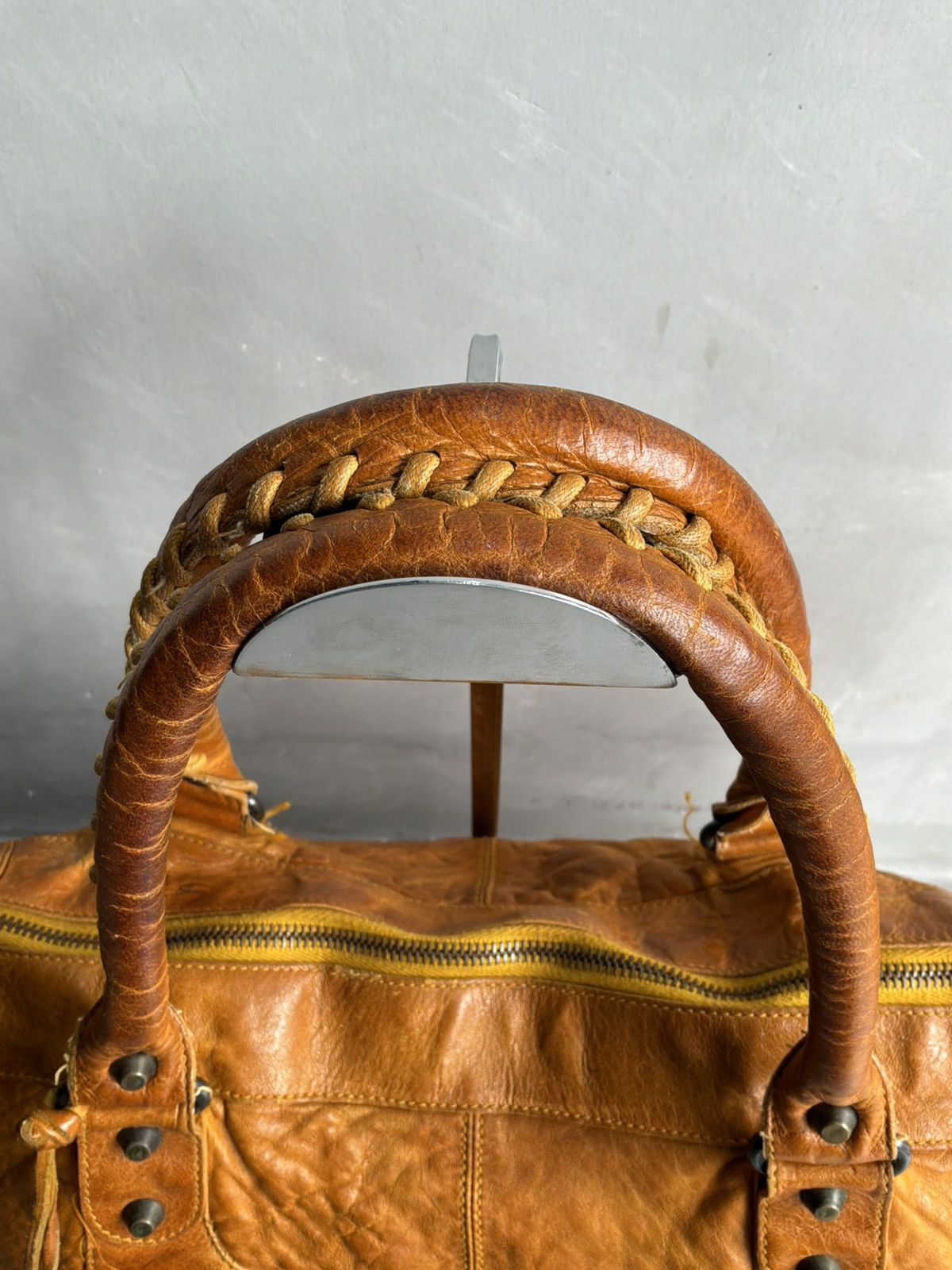 Balenciaga Balenciaga - Weekender - Lambskin Leather Bag Size ONE SIZE - 11 Thumbnail