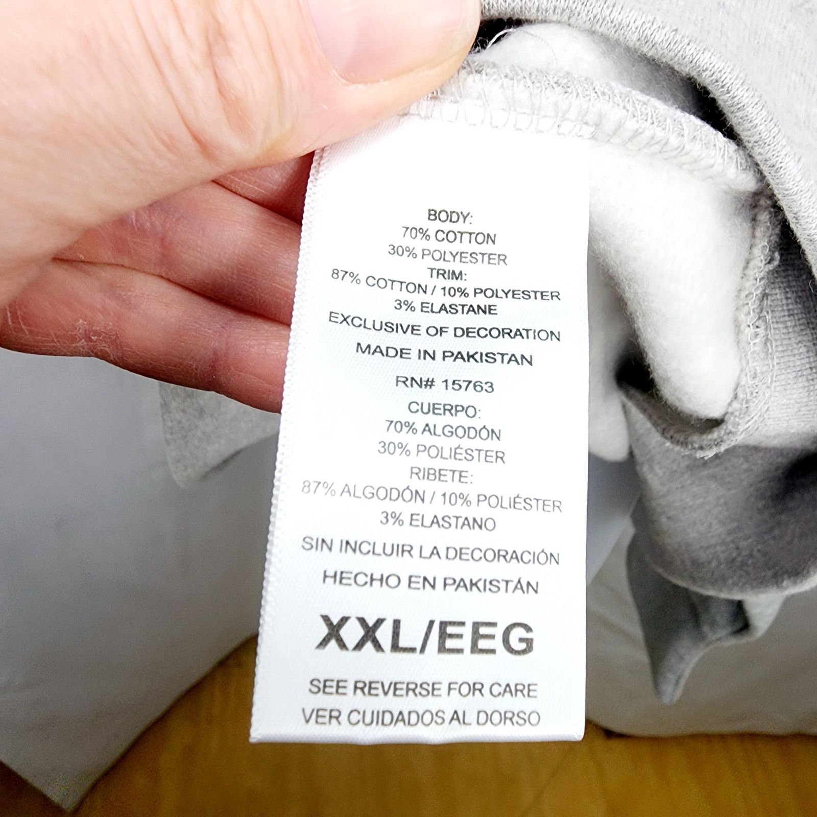 Champion Champion Gray Hooded Long Sleeve Pull Over Sweatshirt Size XXL / US 16-18 / IT 52-54 - 8 Thumbnail