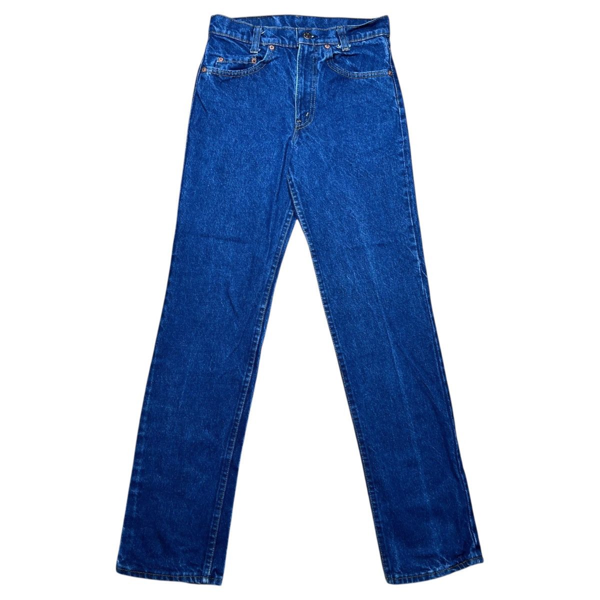 Levi's Vtg 1980s Levi’s 720 Zipper Fly Student USA Blue Denim Pants Size 27" / US 4 / IT 40 - 1 Thumbnail