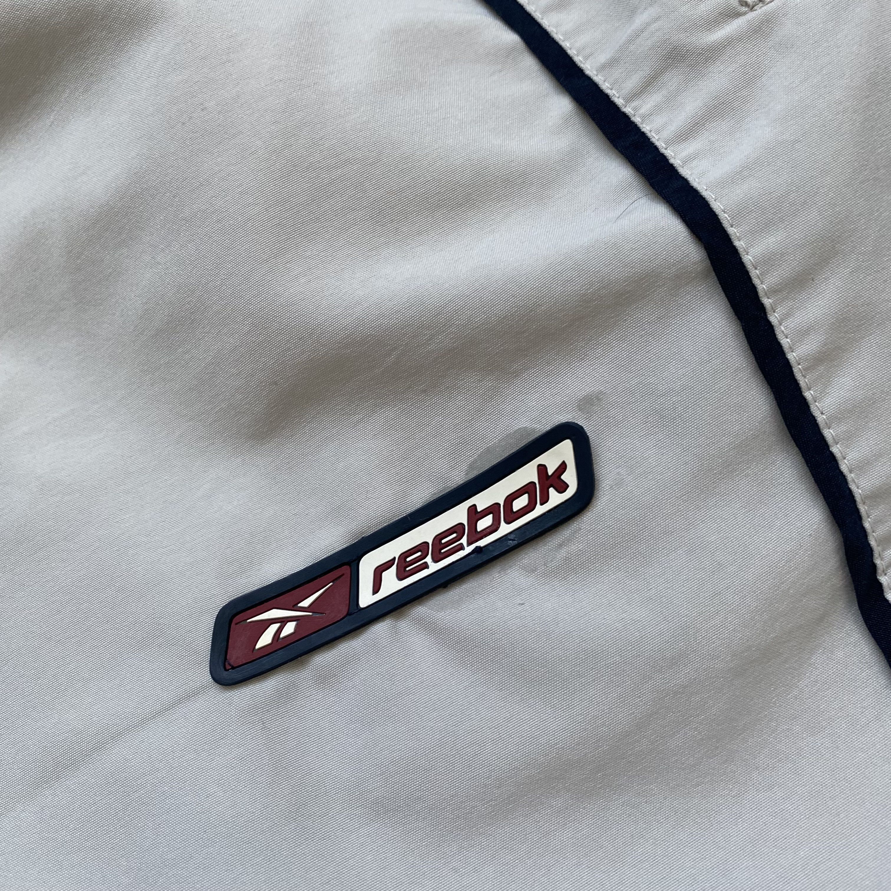 Reebok 🦣 Vintage 90s Reebok nylon track pants drill big logo Size US 32 / EU 48 - 9 Thumbnail