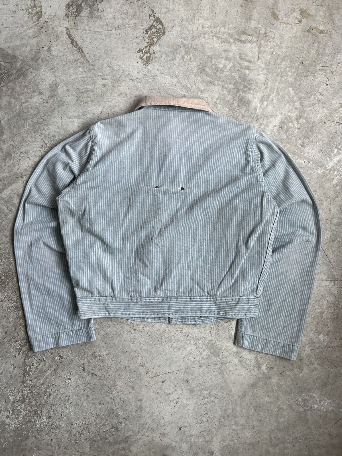 Kapital Vintage Kapital Stripe Military Denim Jacket Size US S / EU 44-46 / 1 - 14 Thumbnail