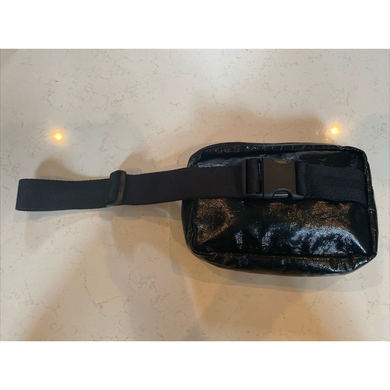 LeSportsac Lesportsac Shiny Black Patent Waist Bum Bag Size ONE SIZE - 2 Thumbnail