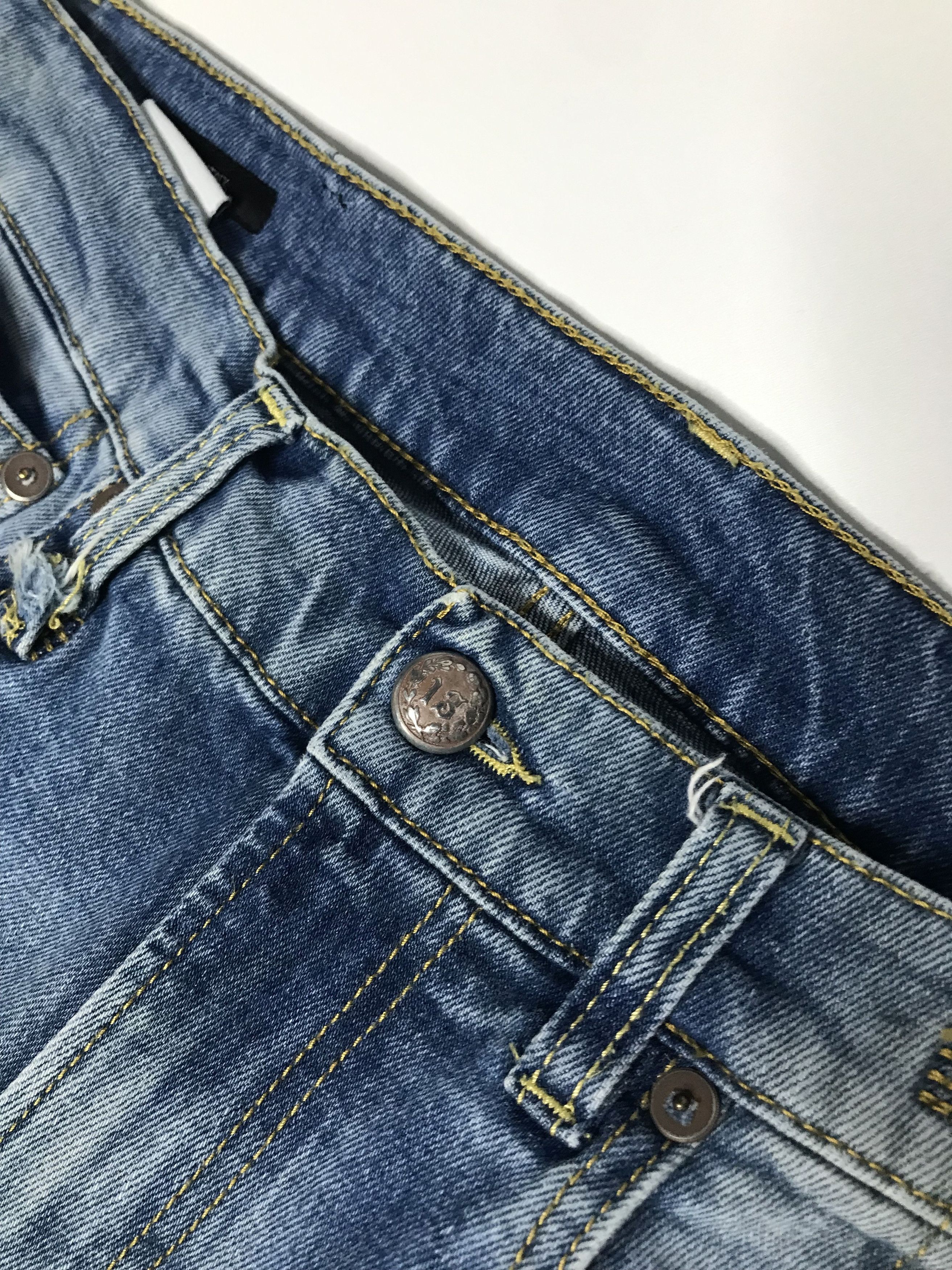 R13 R13 Skate Denim Jeans Mens Sz 34 Size US 34 / EU 50 - 6 Thumbnail