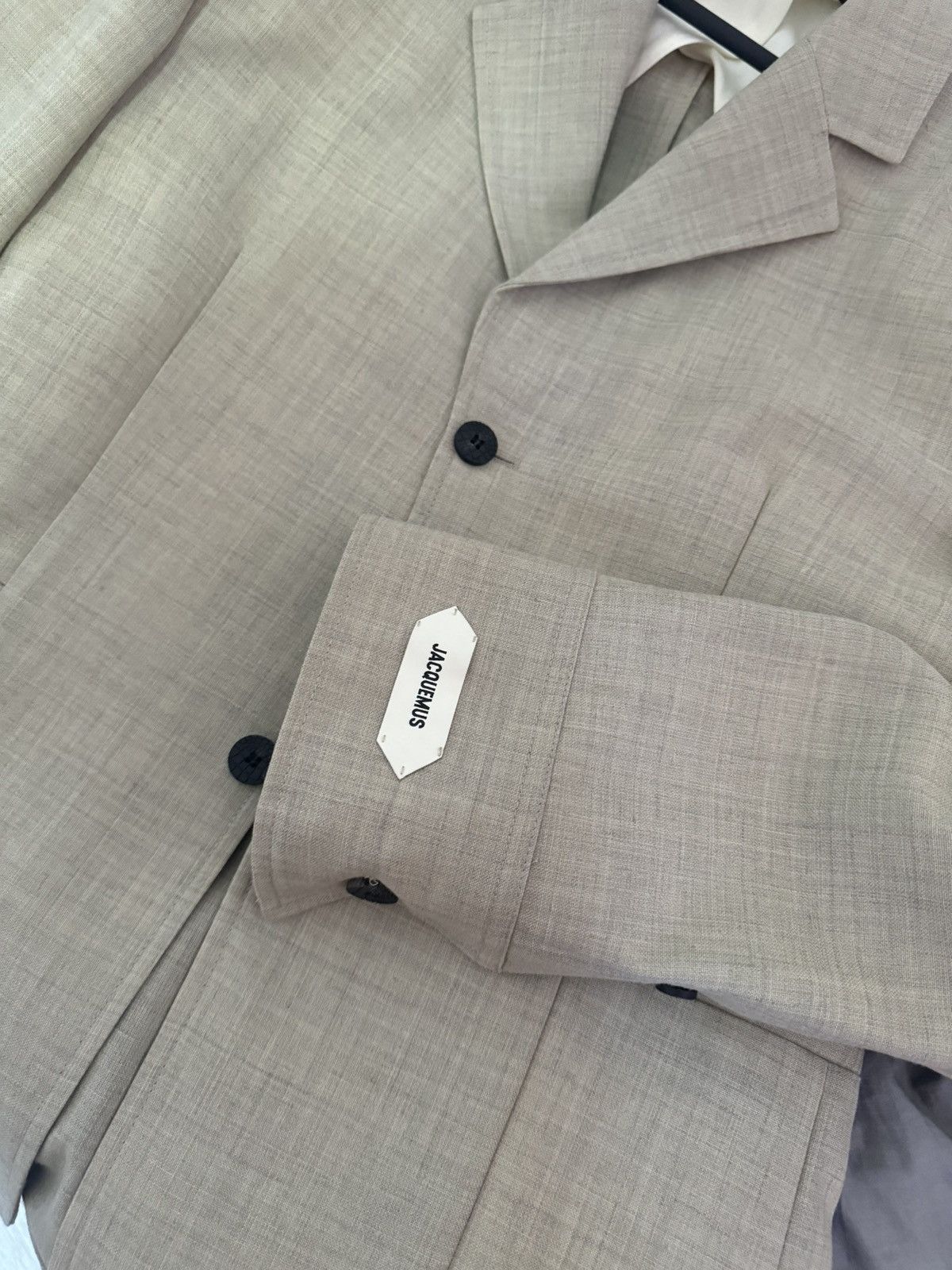 Jacquemus Canvas Blazer Size 48R - 5 Thumbnail