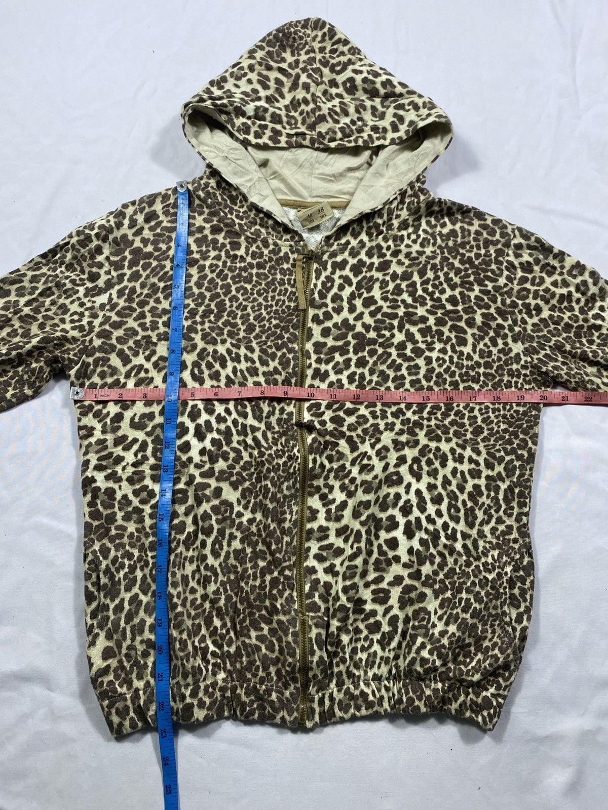 20471120 Crazy Leopard Zip Up Hoodie Lgb style Size US M / EU 48-50 / 2 - 8 Thumbnail
