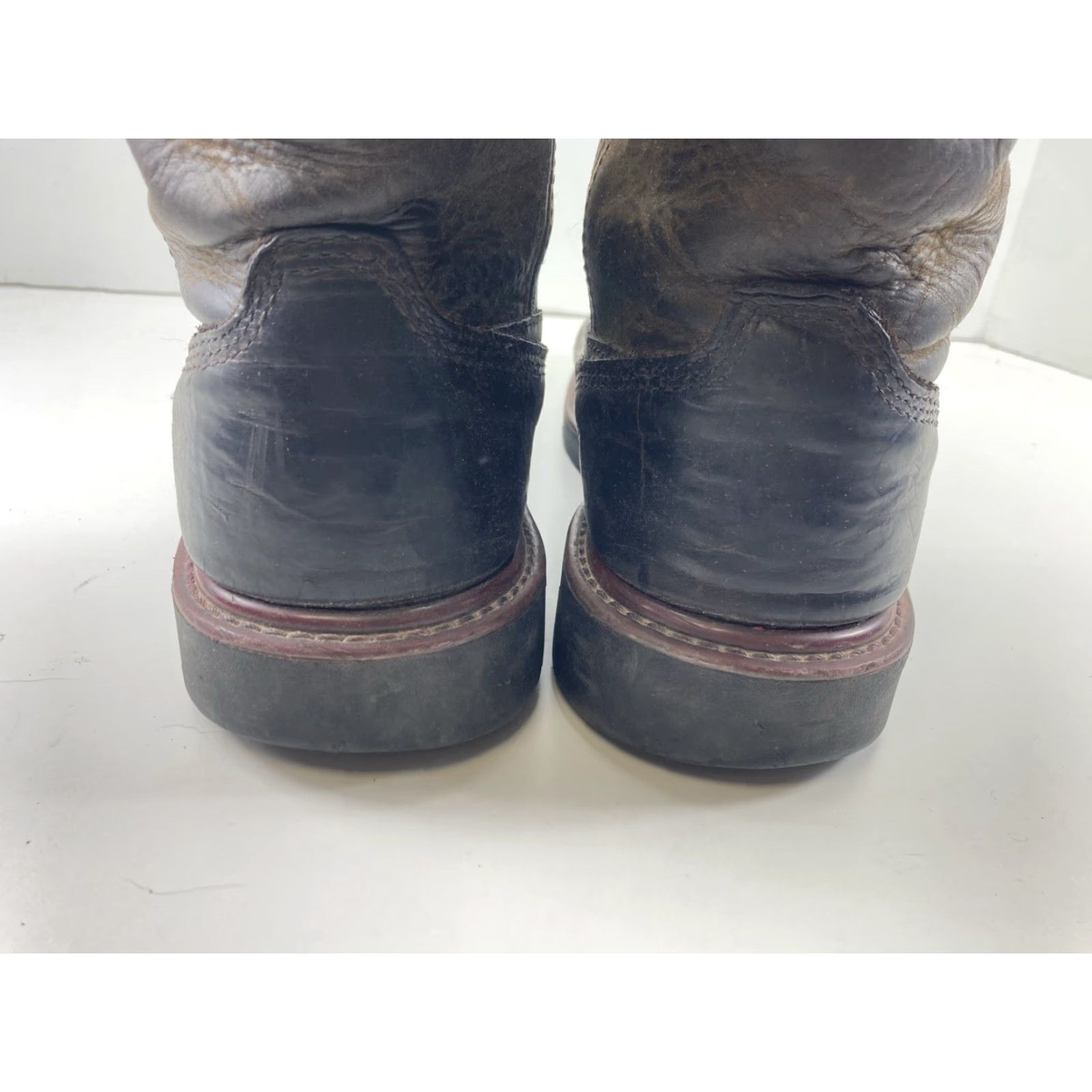 Vintage Wolverine Floorhand Steel Toe Work Boots Men Size 8.5 M Brown Leather W10680 Size US 9 / EU 42 - 6 Thumbnail
