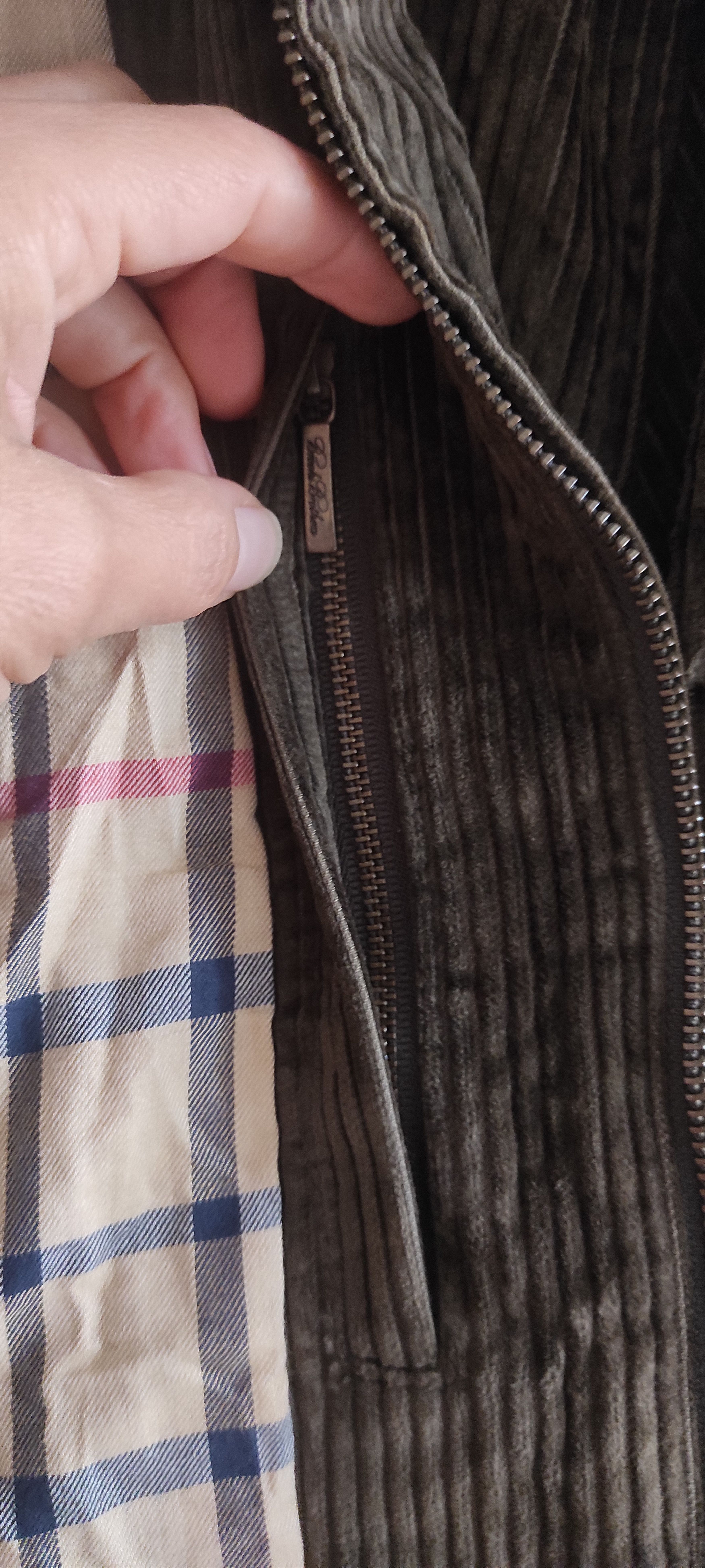 Brooks Brothers × Vintage Brooks Brothers Harrington Corduroy Wool Trim Zip Up Jacket Size US XXL / EU 58 / 5 - 6 Thumbnail