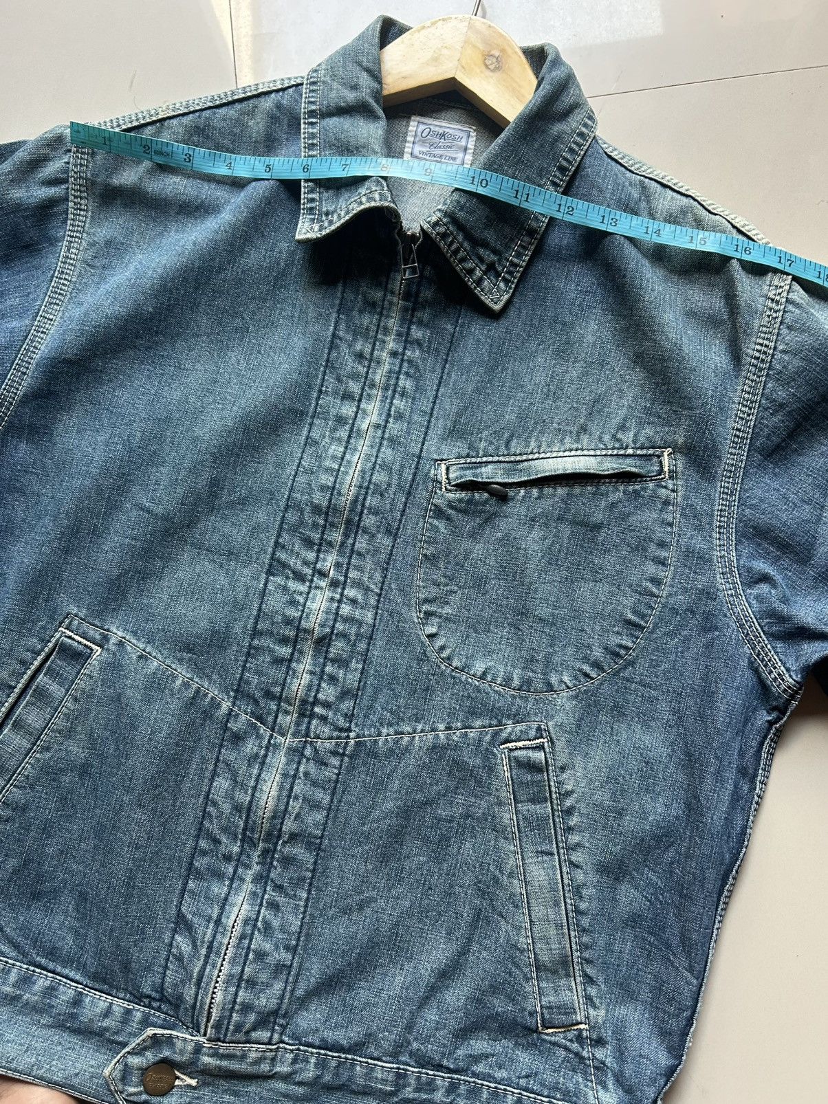Oshkosh Oshkosh Classic Lot 1082 Denim Jacket Size US S / EU 44-46 / 1 - 14 Thumbnail