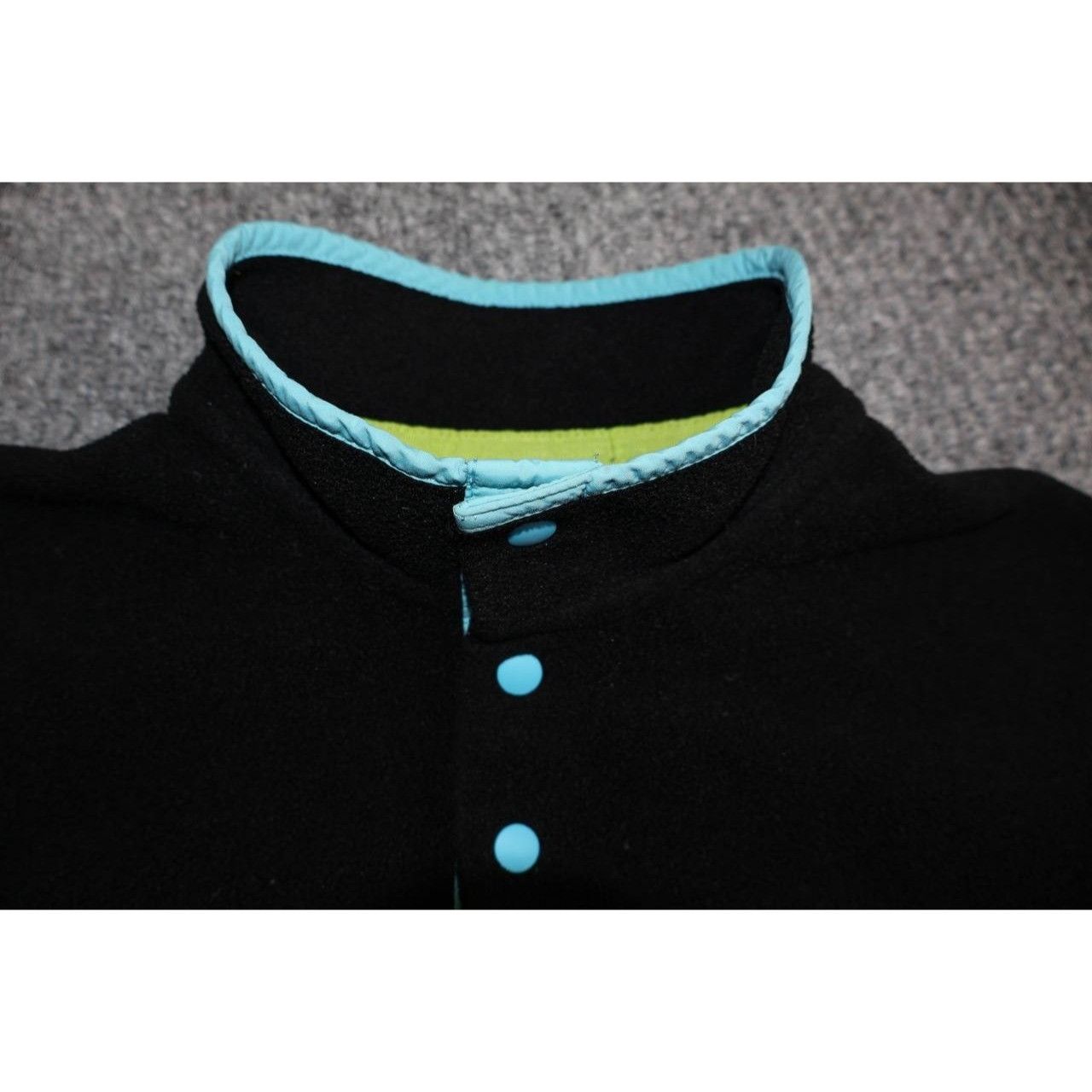 Patagonia Vintage Patagonia Black Synchilla Snap T Pullover Blue Trim Size XS / US 0-2 / IT 36-38 - 6 Thumbnail