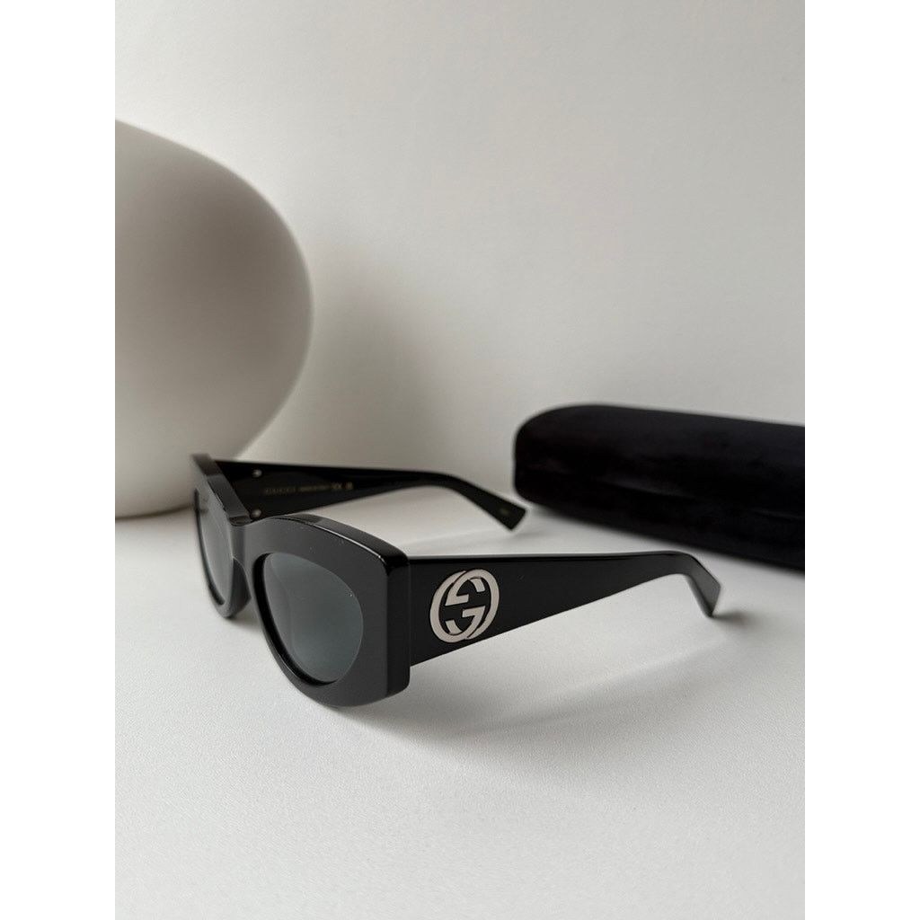 Gucci NEW Gucci GG1843S Black Cat Eye Sunglasses $515 Size ONE SIZE - 3 Thumbnail