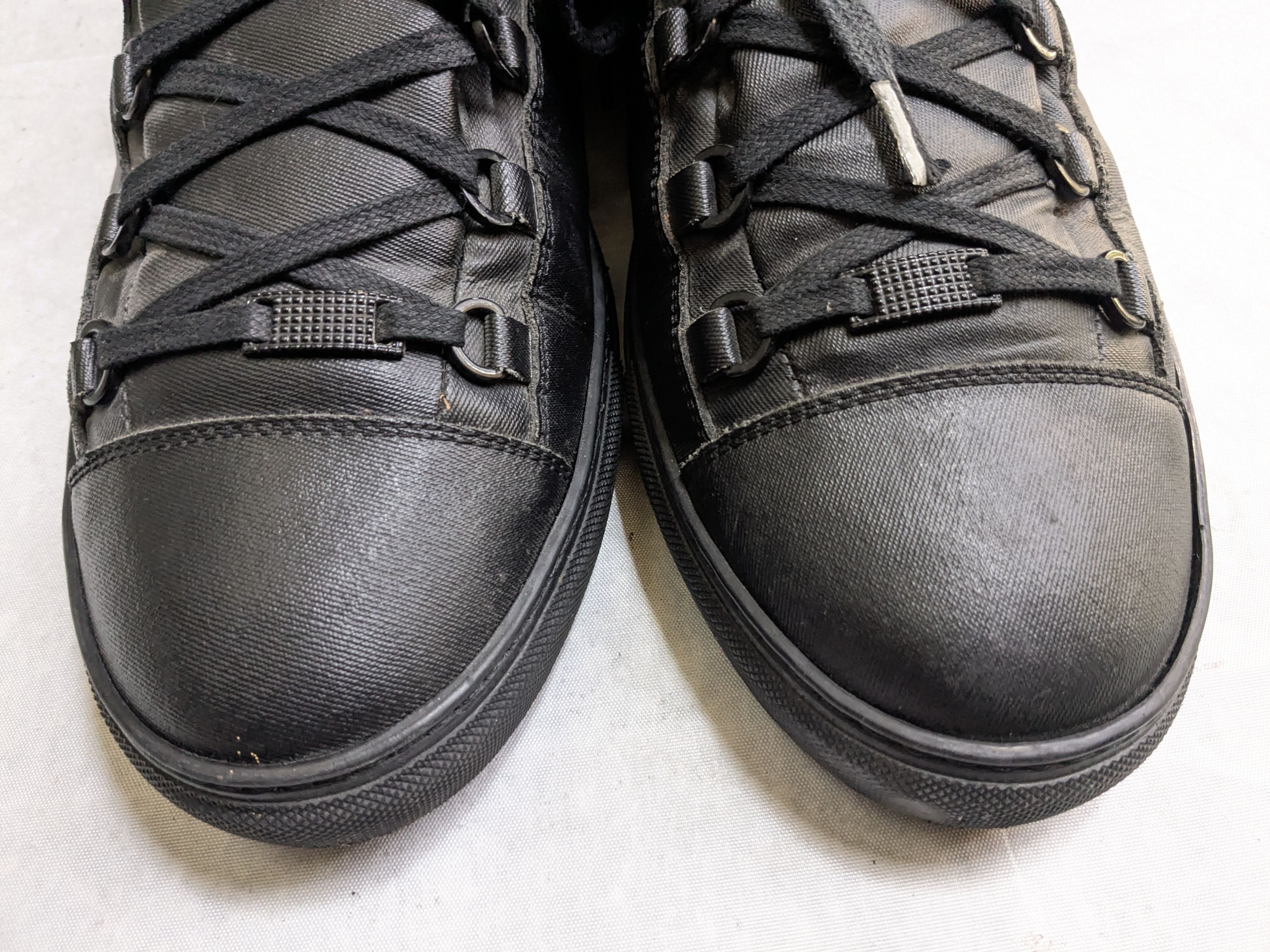 Balenciaga Balenciaga Arena Sneakers Black 13 High Tops Canvas Size US 13 / EU 46 - 5 Thumbnail