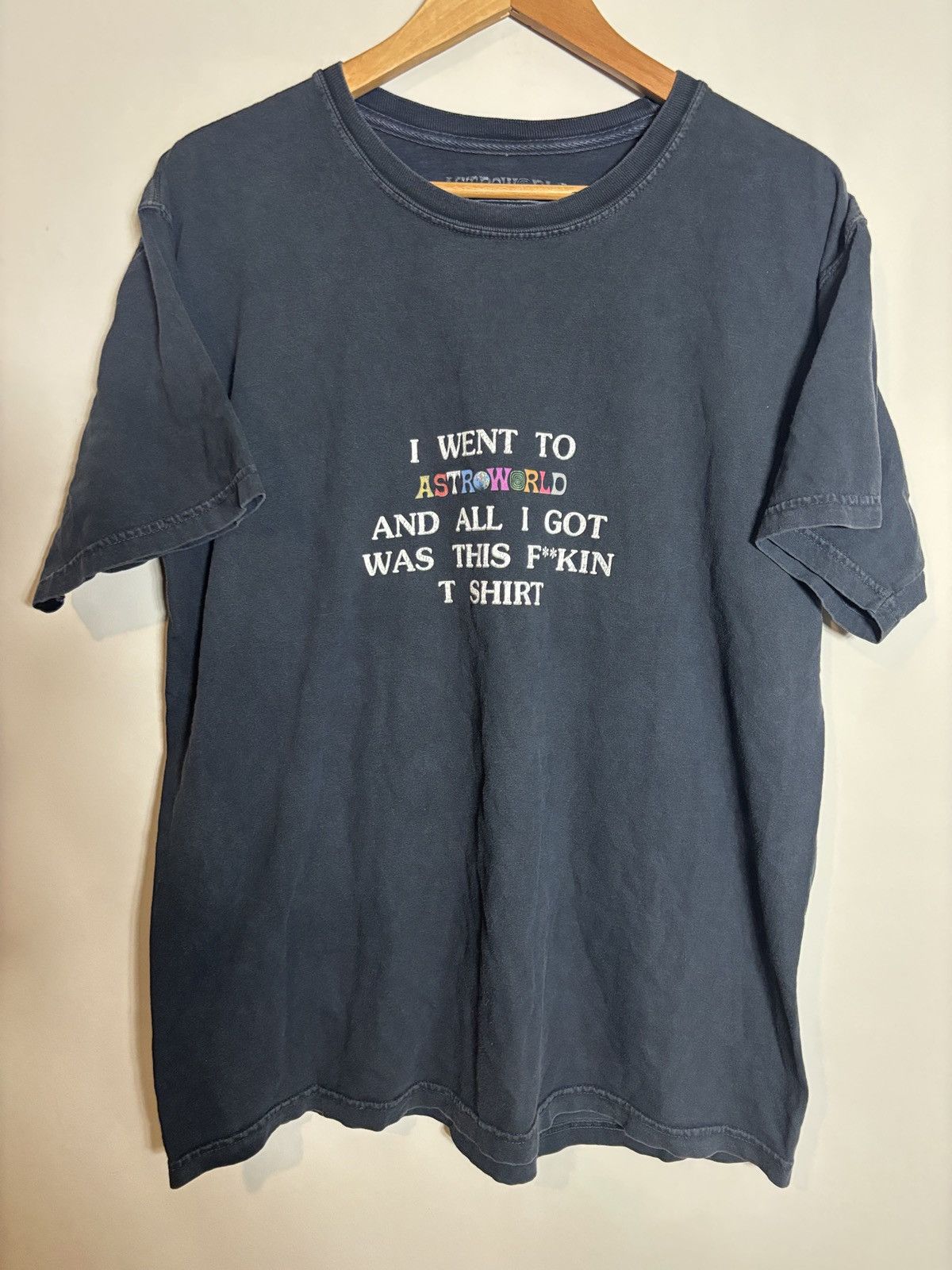 Travis Scott Astroworld Travis Scott Shirt Large Black Went To Astroworld Size US L / EU 52-54 / 3 - 1 Thumbnail