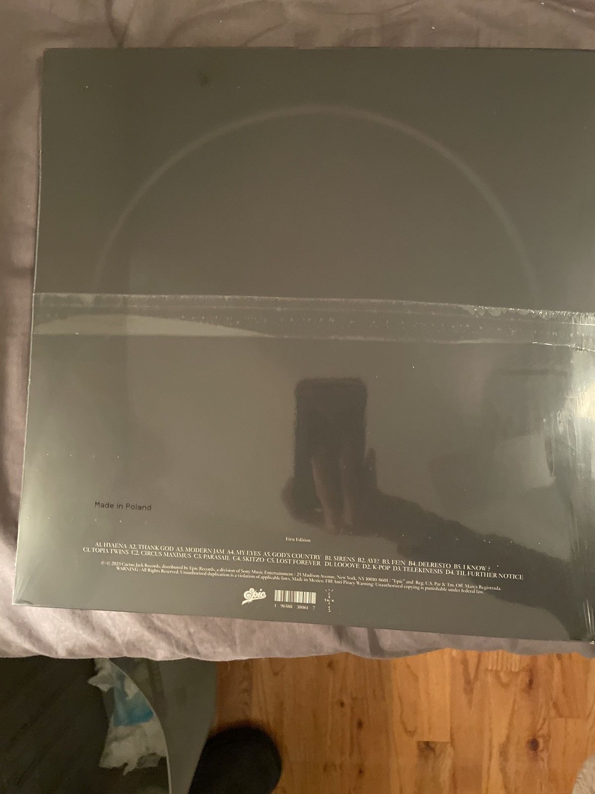 Travis Scott Utopia Vinyl Cover 4 Travis Scott Size ONE SIZE - 2 Thumbnail