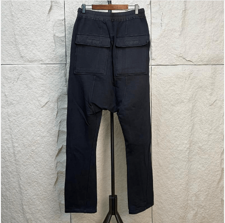 Rick Owens Rick Owens Black Drop Crate Long Pants Men's Size S Size US 28 / EU 44 - 4 Thumbnail