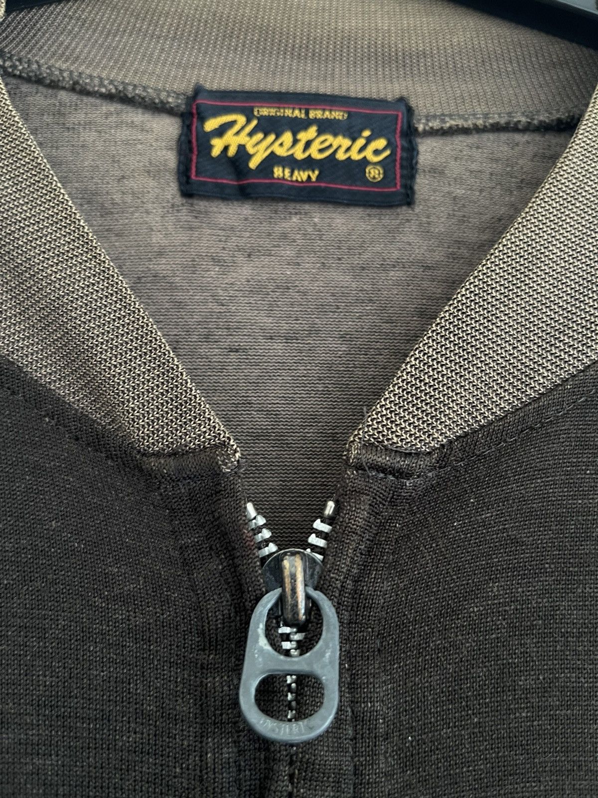 Hysteric Glamour Hysteric Glamour Metal Zip Up Longsleeve Worn like Brad Pitt Size US L / EU 52-54 / 3 - 7 Thumbnail