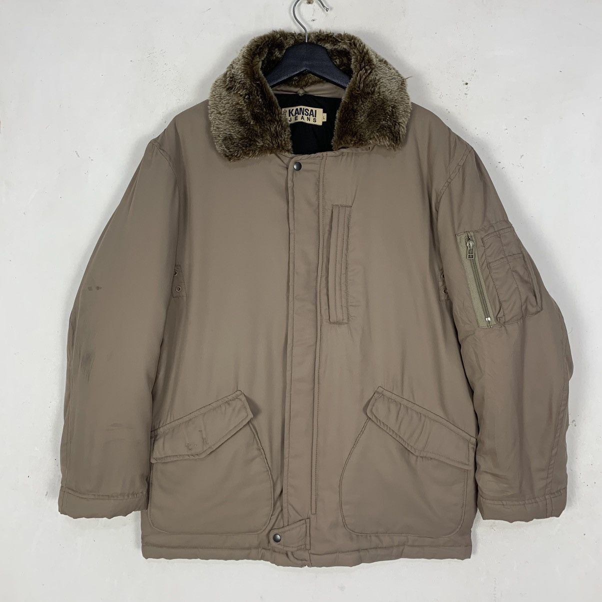 Kansai Yamamoto kansai Jeans JapaneseBrand Outdoor Streetwear Jacket Size US L / EU 52-54 / 3 - 2 Thumbnail