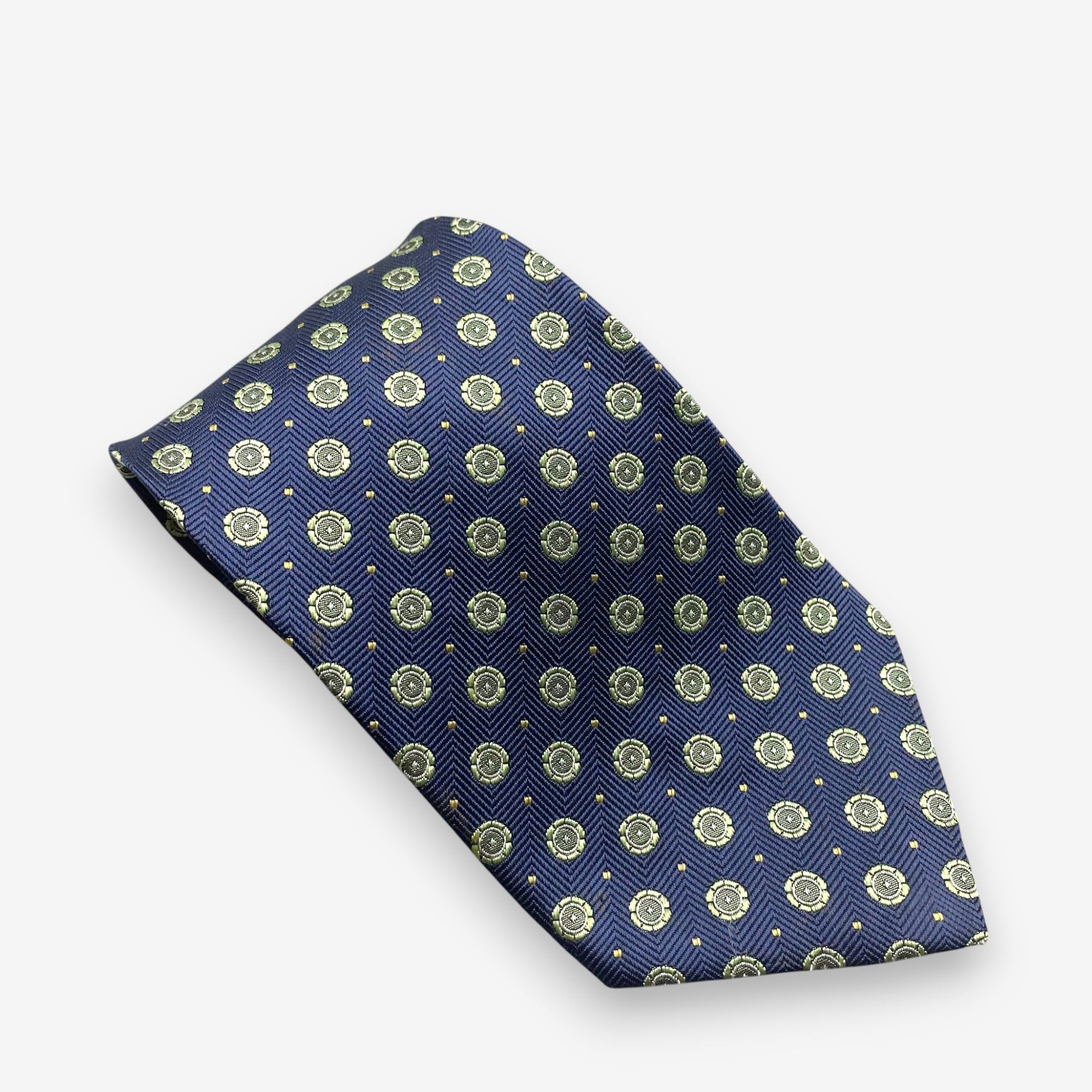 DAKS Vintage Daks SILK Necktie Cravate Pure Silk Neck Tie Size ONE SIZE - 1 Thumbnail