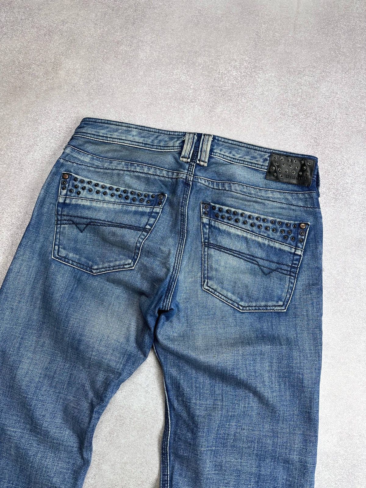 Diesel Vintage 90s Diesel Avantgarde Grunge Y2K Jeans 34 Size US 34 / EU 50 - 2 Thumbnail