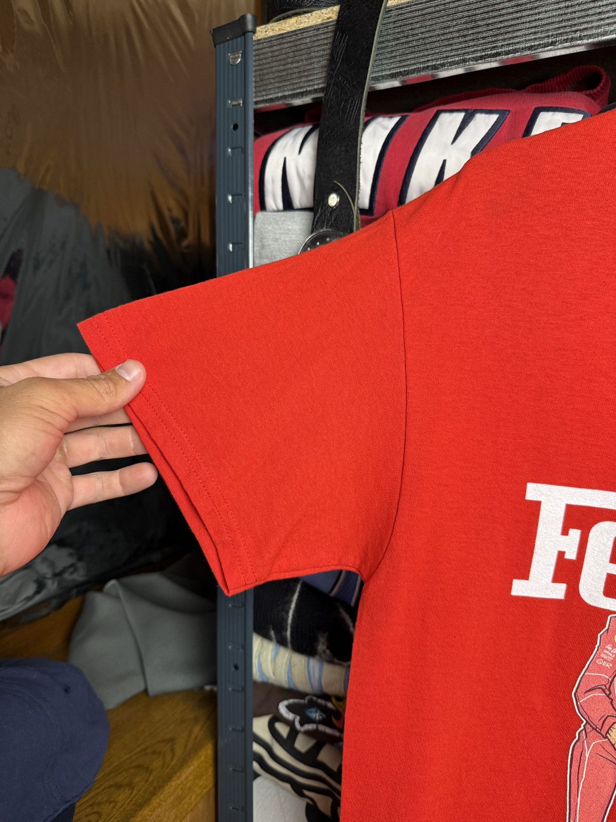 Ferrari FUNNY FERARRI F1 MICHAEL SCHUMACHER RED RACING TEE 90’S Size US L / EU 52-54 / 3 - 6 Thumbnail