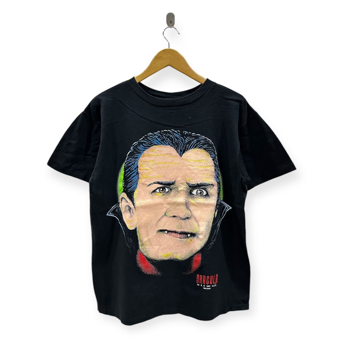 Expert Horror × Vintage vintage 1991 DRACULA big image movie film promo t-shirts Size US L / EU 52-54 / 3 - 1 Thumbnail
