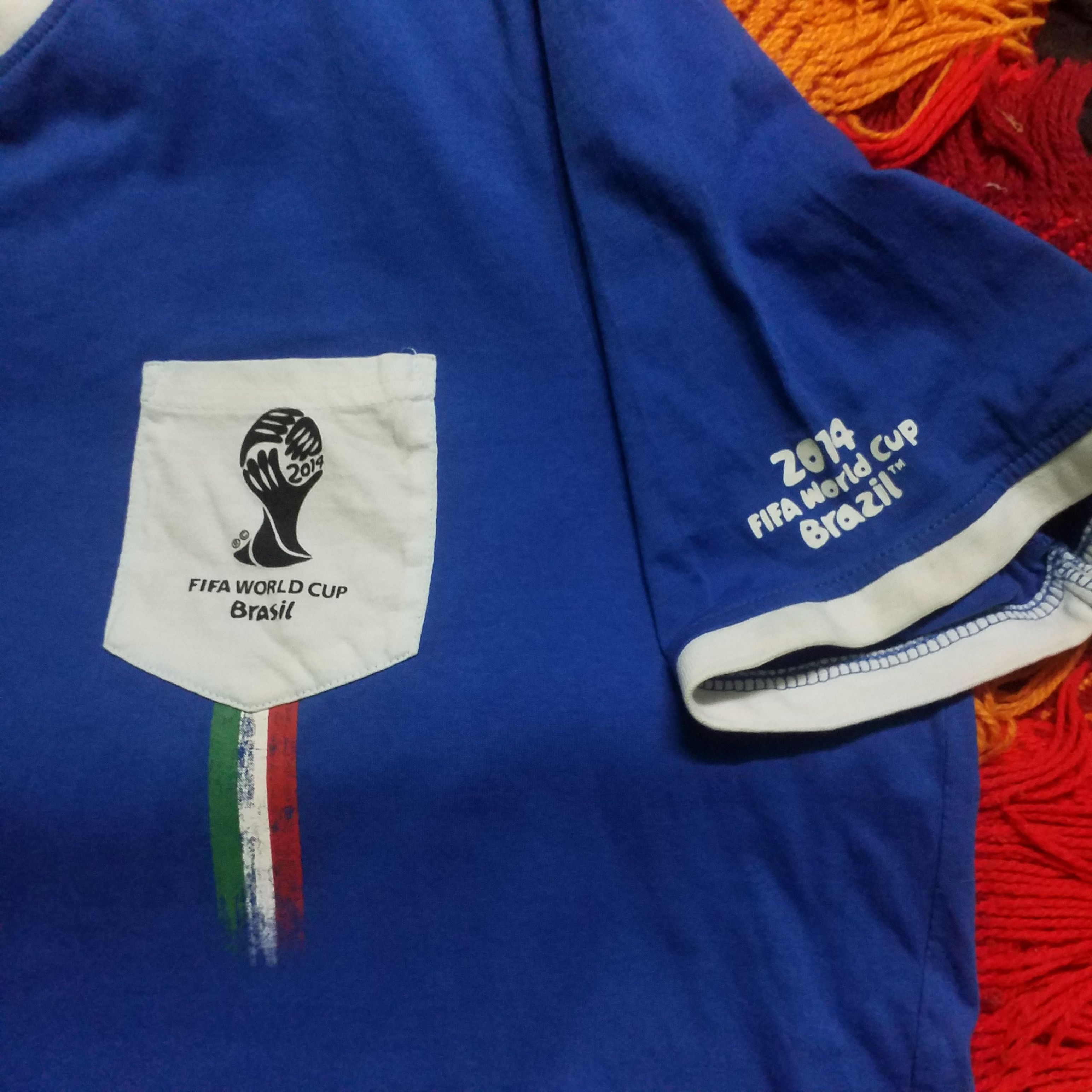 Other FIFA WORLD CUP BRASIL 2014 ITALIA HOME Size US XXL / EU 58 / 5 - 3 Thumbnail
