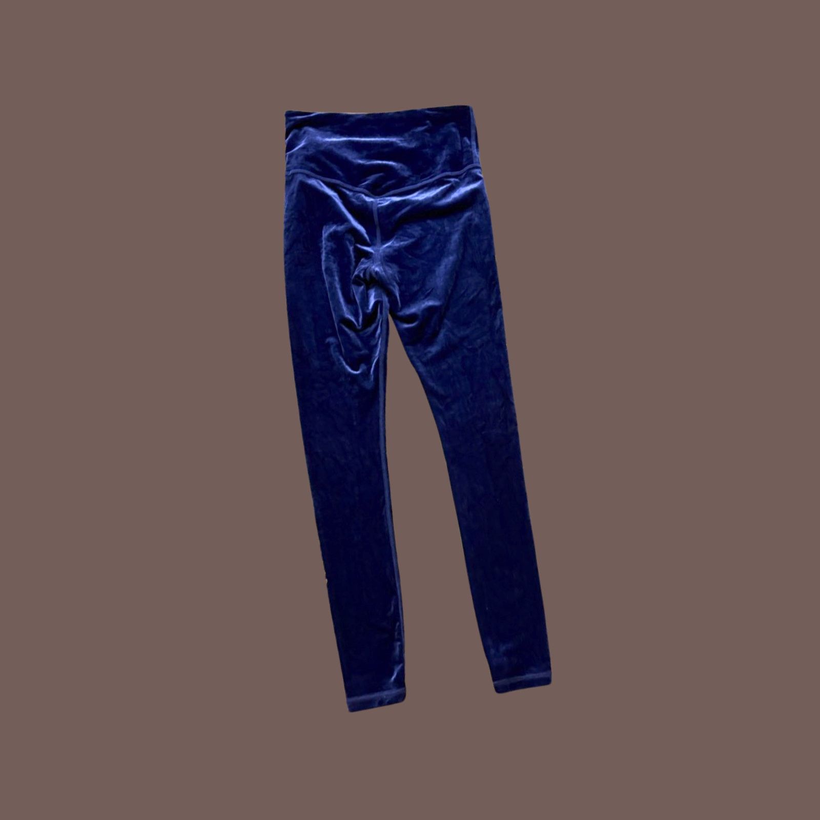 Athleta Athleta Elation Velvet Leggings | XS Midnight Blue | Luxe Size 24" / US 00 / IT 34 - 2 Thumbnail