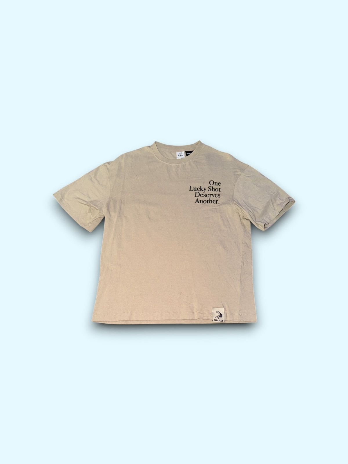 Zara Shaq x Zara Shaquille O’Neal one lucky shot t-shirt small Size US S / EU 44-46 / 1 - 2 Thumbnail