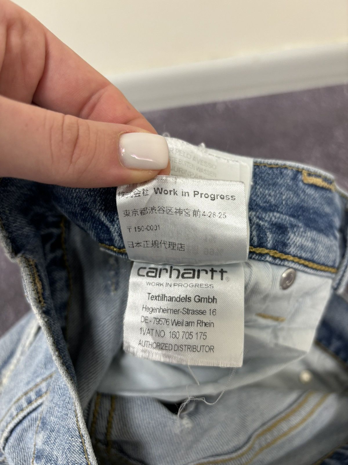 Carhartt Vintage Carhartt Light Blue Denim Work Hype Klondike Jeans Size US 29 - 16 Thumbnail