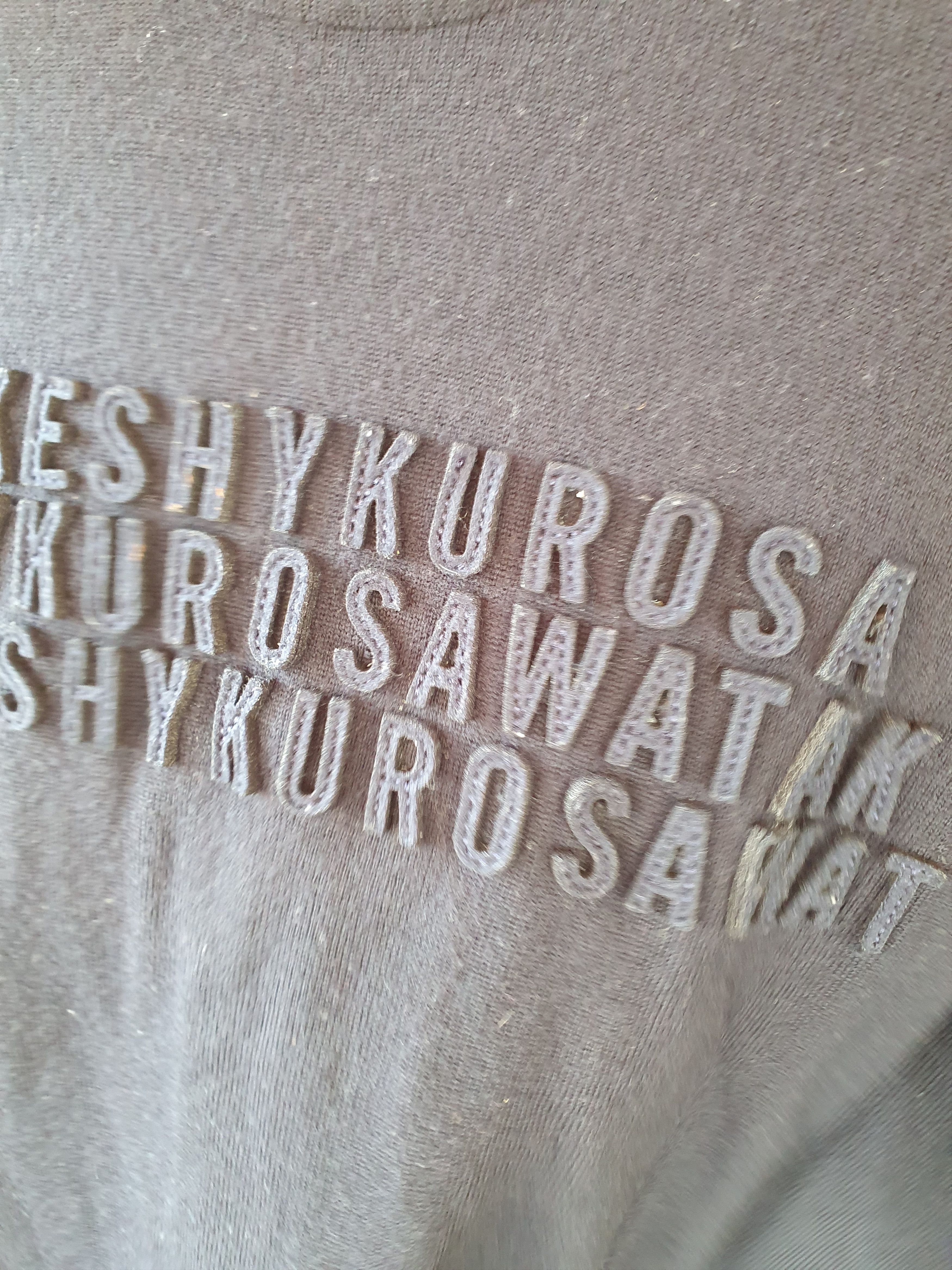 Takeshy Kurosawa Takeshy Kurosawa Spellout Sweater Merino Blend sz M Size US M / EU 48-50 / 2 - 7 Thumbnail
