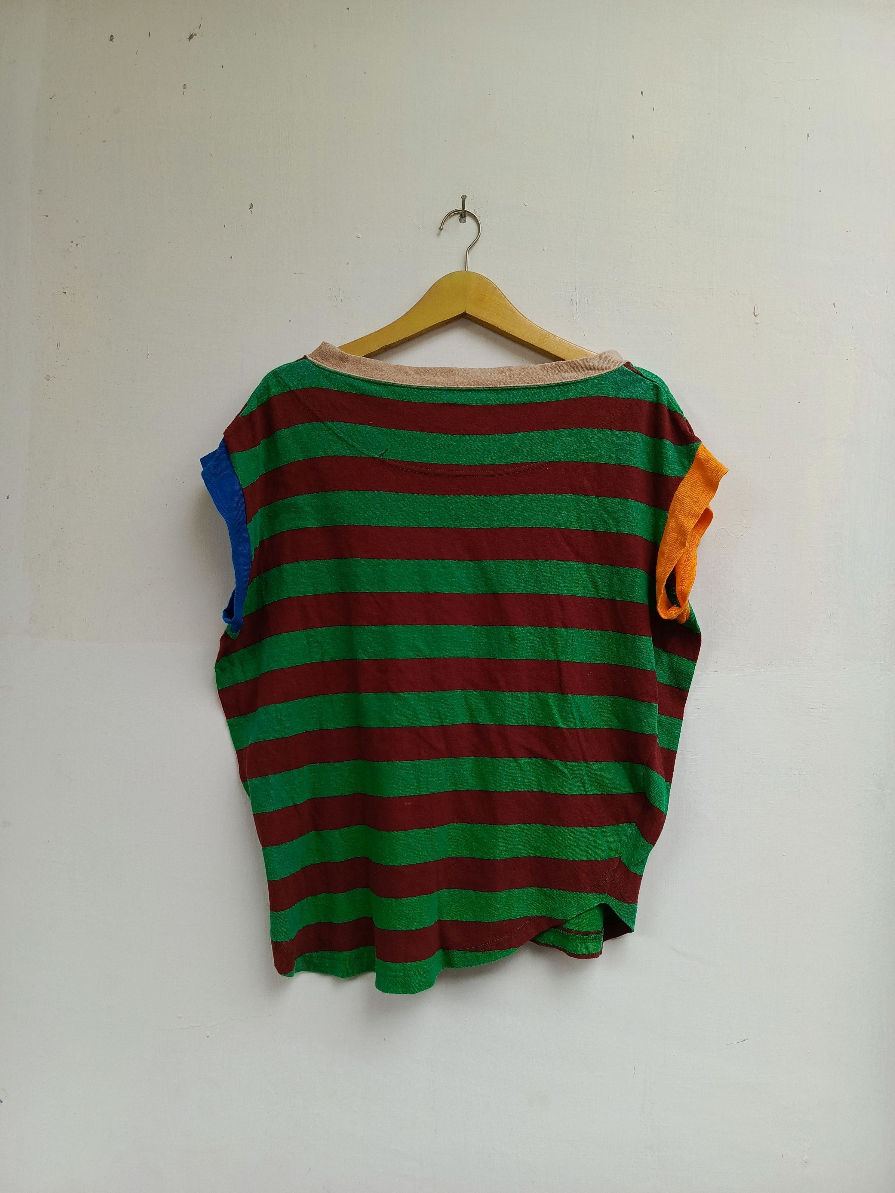 Tsumori Chisato Tsumori chisato stripe pattern tshirt Size XS / US 0-2 / IT 36-38 - 7 Thumbnail