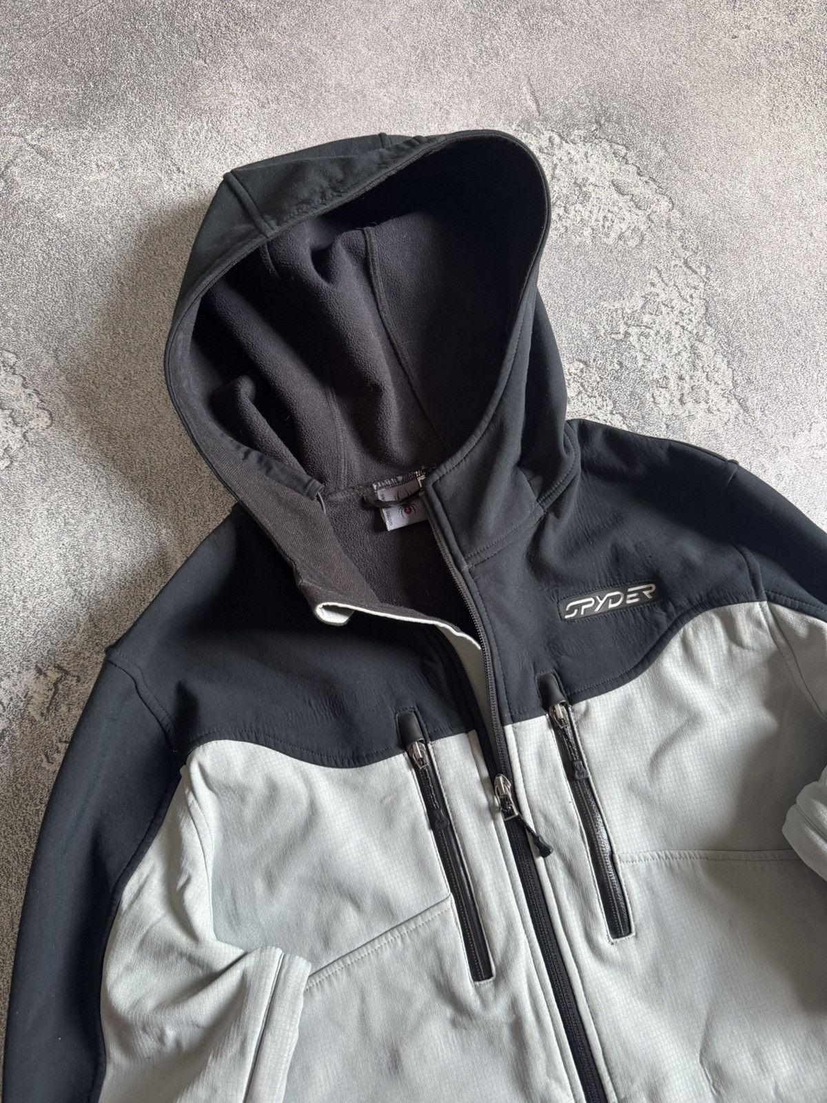 Spyder Spyder L outdoor Softshell jacket hooded zip gorpcore Size US L / EU 52-54 / 3 - 2 Thumbnail