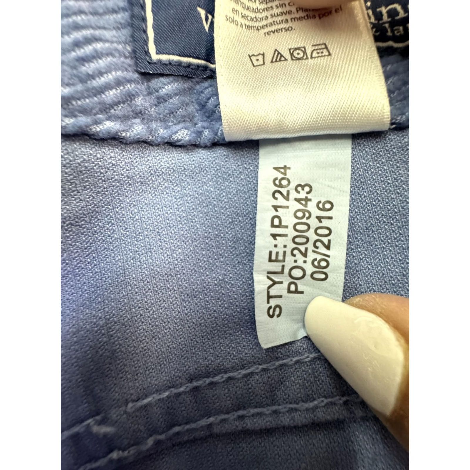 Vineyard Vines Pants Mens 40x30 Blue Corduroy Stretch 5-Pocket