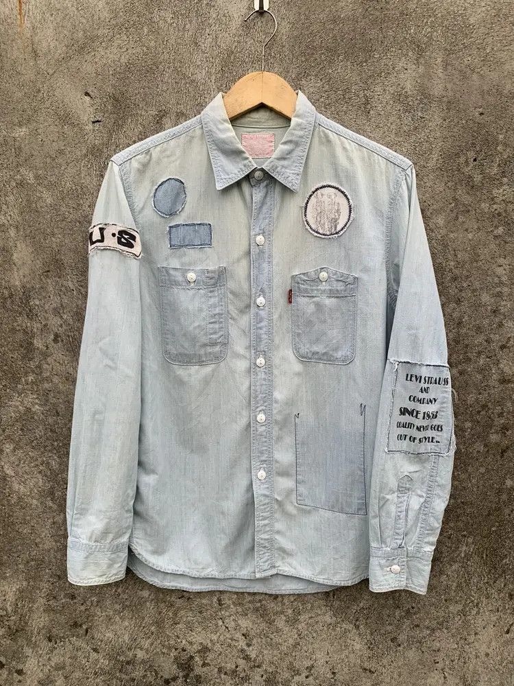 Levi's Vintage Levi's selvedge shirt patches Size US M / EU 48-50 / 2 - 1 Thumbnail