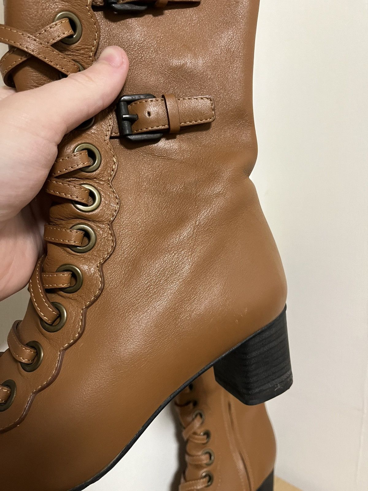 Chloe CHLOÉ Orson Iconic Rare Calf Ankle Boots Size US 8 / IT 38 - 7 Thumbnail