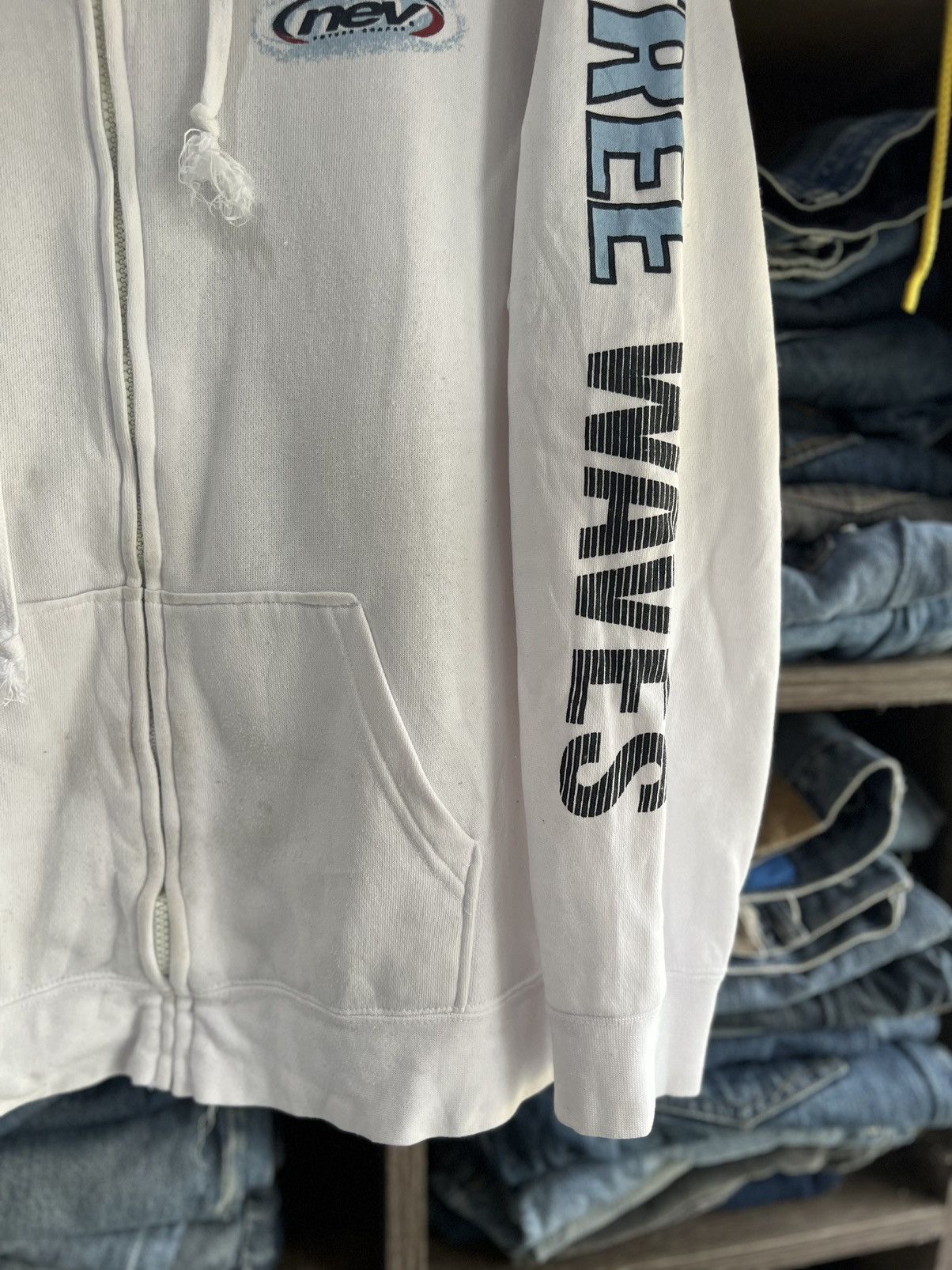 Japanese Brand 🔥Nev Free Waves Zipper Hoodie Size US M / EU 48-50 / 2 - 7 Thumbnail