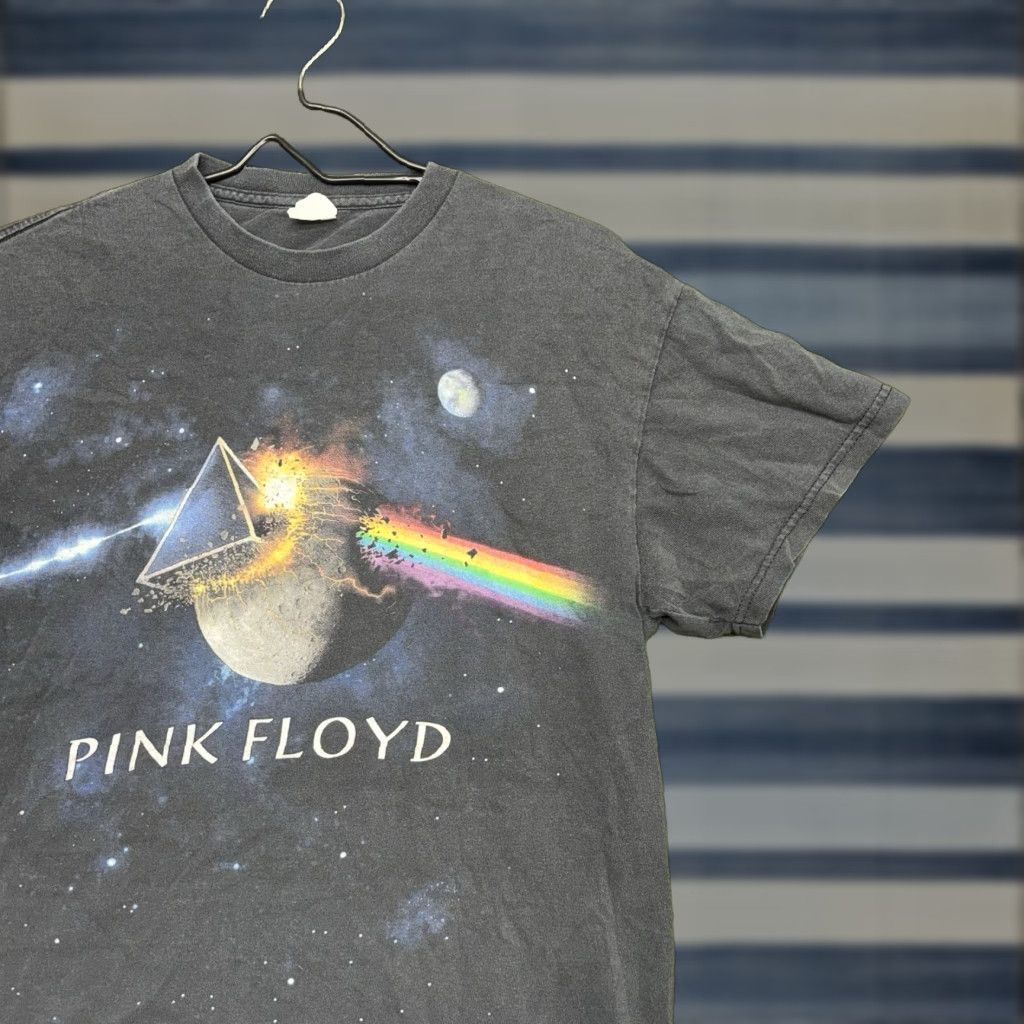 Delta VINTAGE Y2K Pink Floyd Shirt Mens Small Black Dark Side Of The Moon T Tee Rock Graphic Print Size US S / EU 44-46 / 1 - 1 Thumbnail