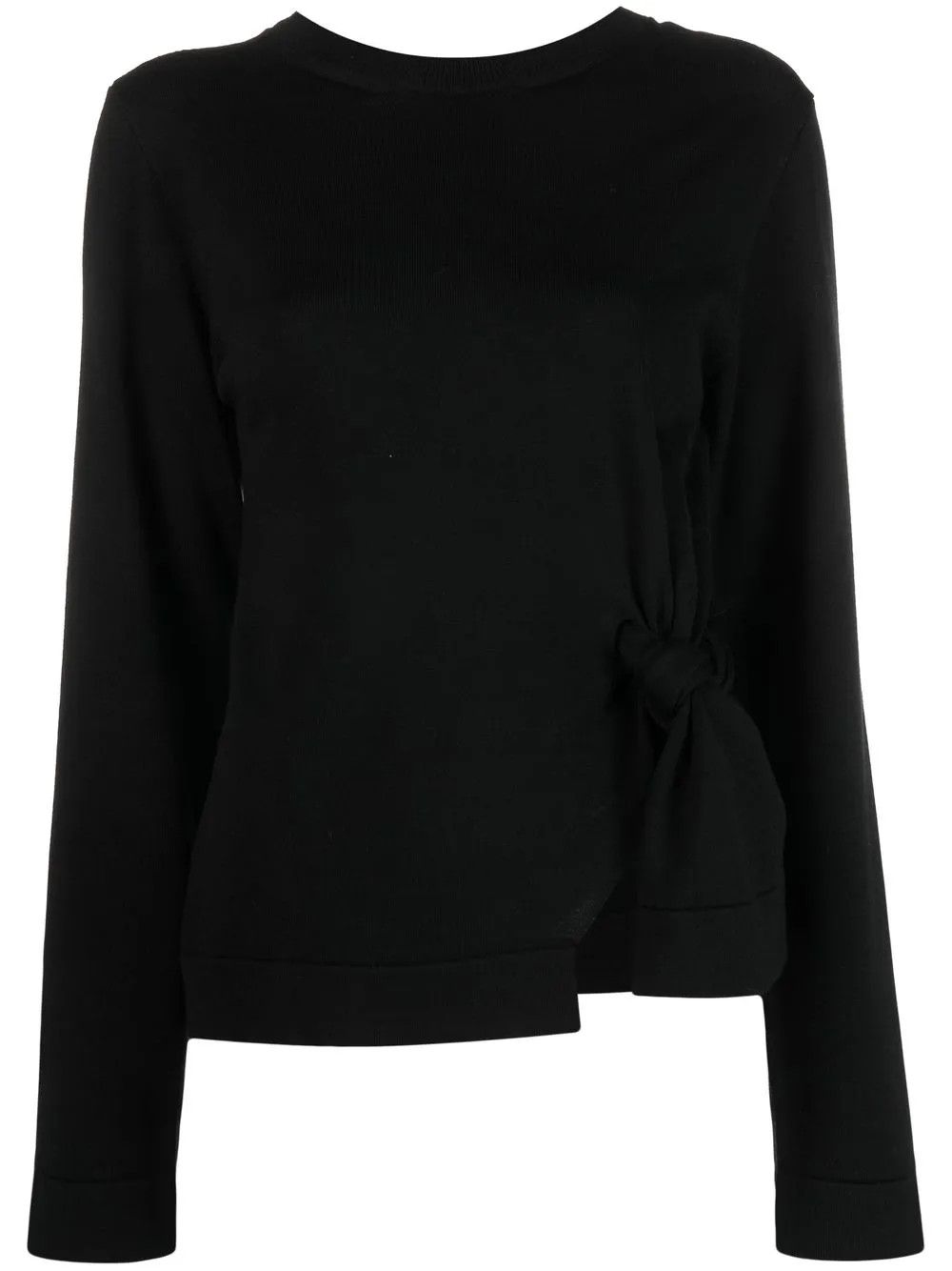 Jil Sander o1y1025 Crewneck Sweater in Black Size XS / US 0-2 / IT 36-38 - 1 Thumbnail