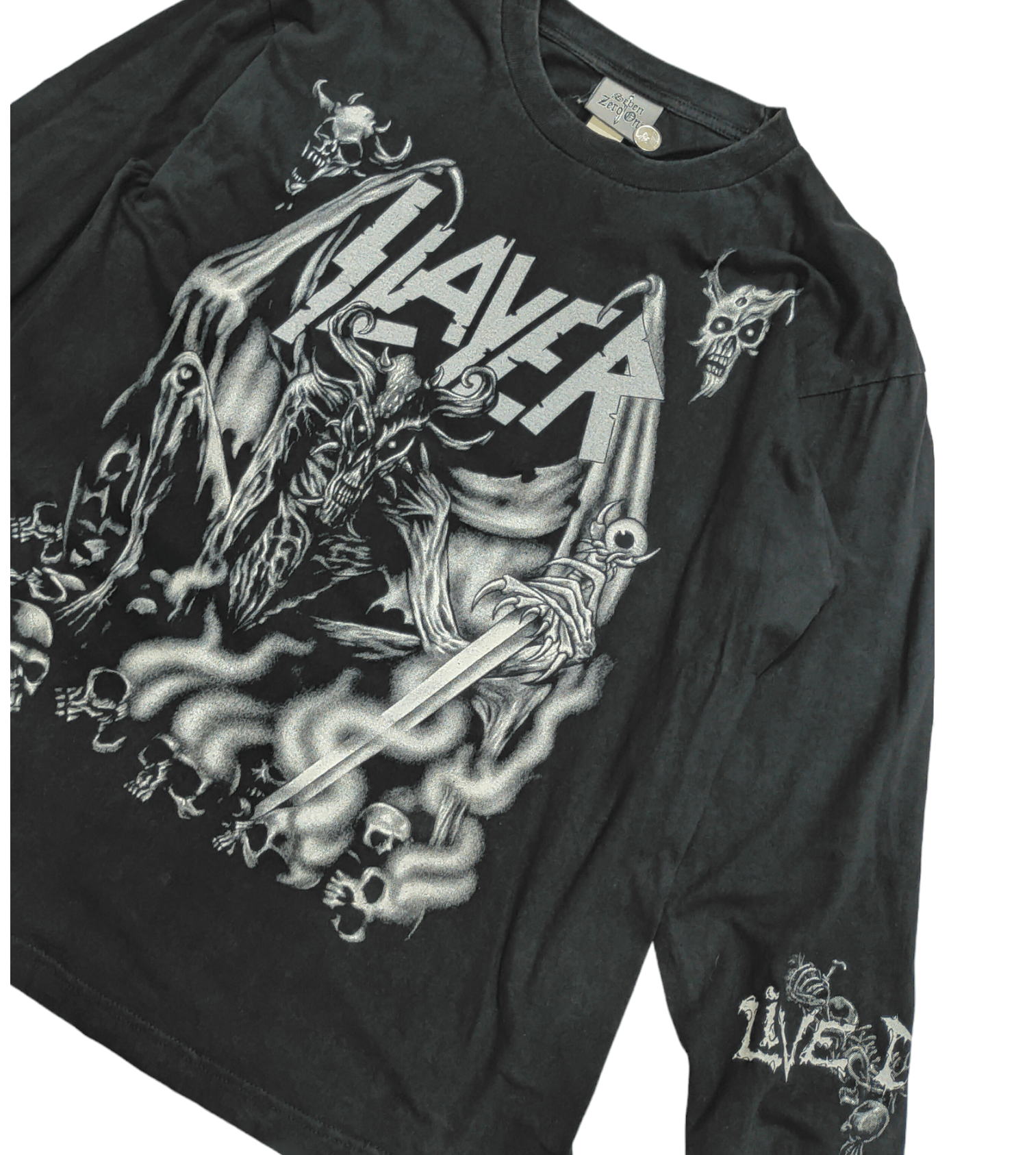 Vintage 🚨RARE VTG 90S SLAYER LIVE DEATH LONG SLEEVE | Grailed