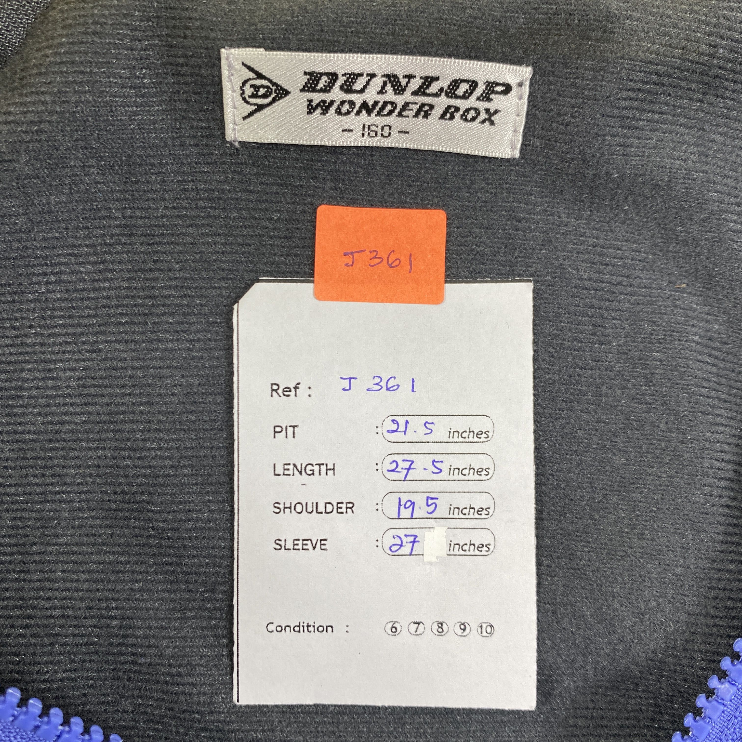 Dunlop Vintage Dunlop Wonder Box Windbreaker Small Jacket- J361 Size US S / EU 44-46 / 1 - 6 Thumbnail