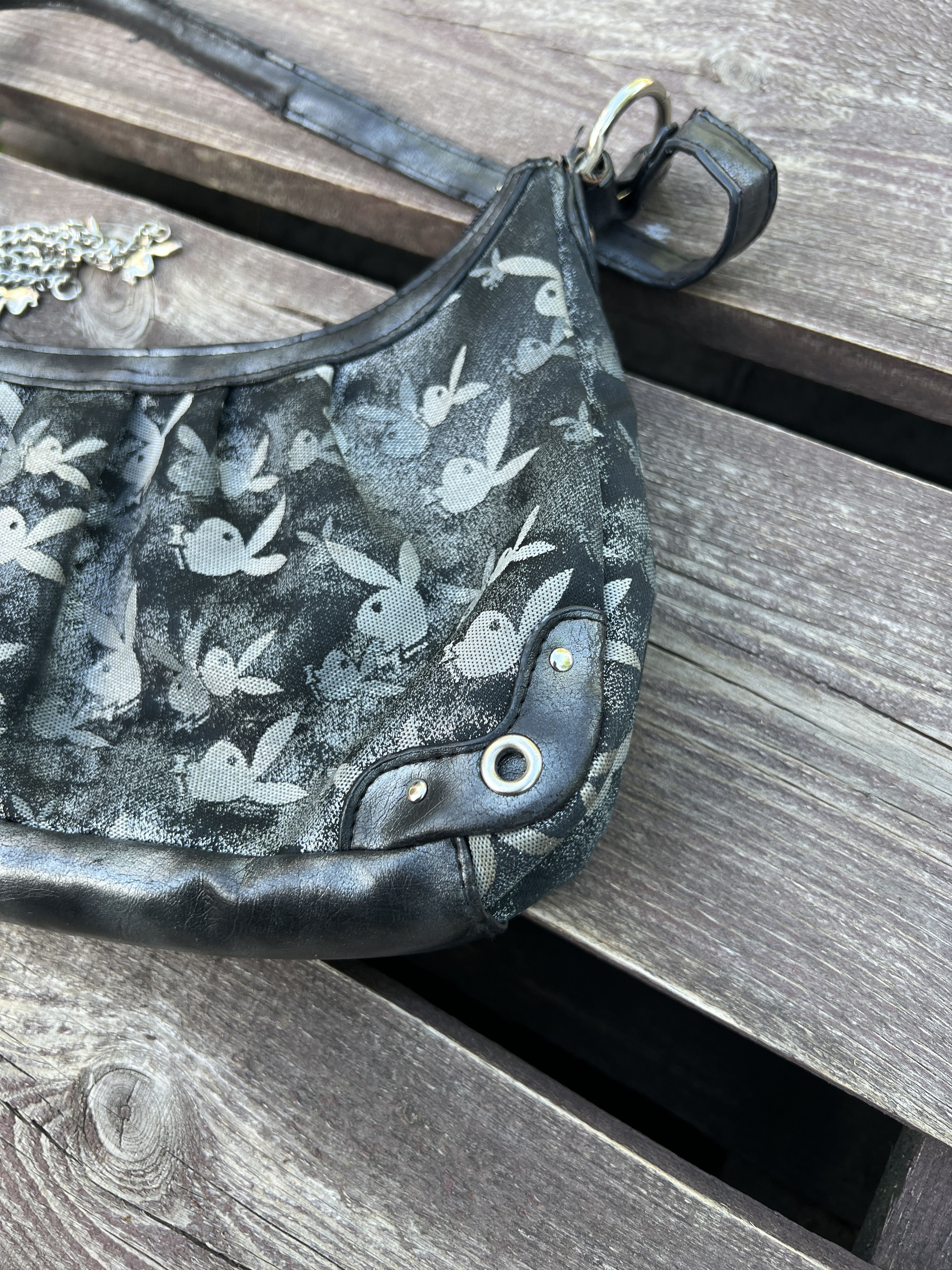 Playboy × Vintage Playboy Vintage Y2K Monogram Logo Bag Size ONE SIZE - 14 Thumbnail