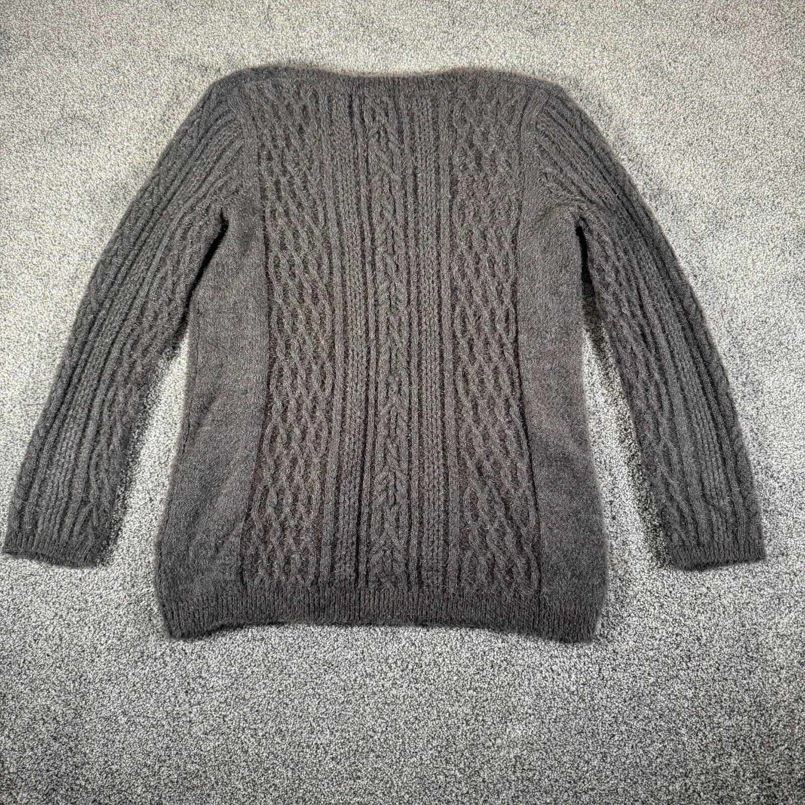 Other Chelsea28 Sweater Women Large Cashmere Wool Blend Soft Fuzzy Size L / US 10 / IT 46 - 9 Thumbnail